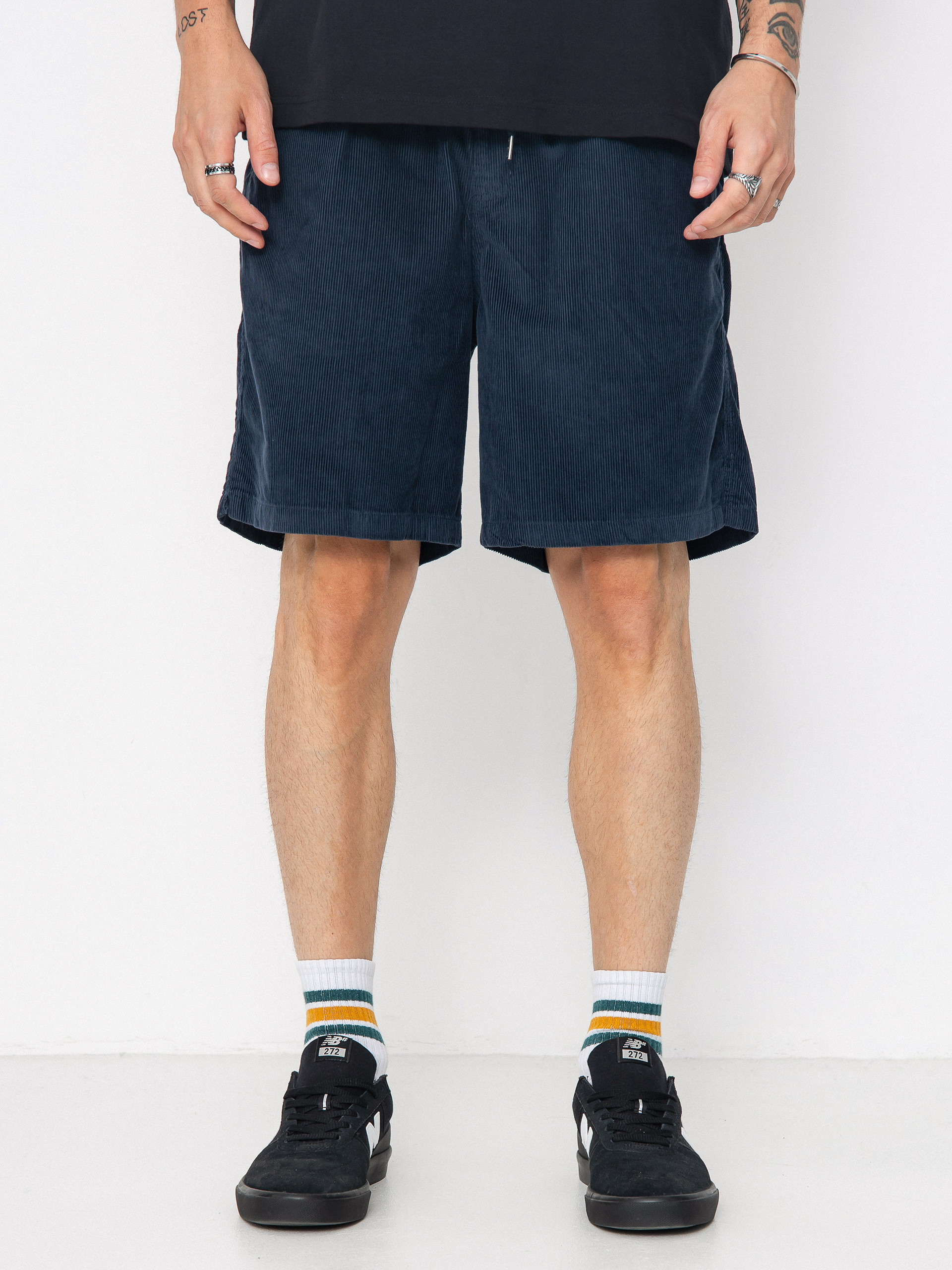 Шорти Quiksilver Taxer Cord (dark navy)