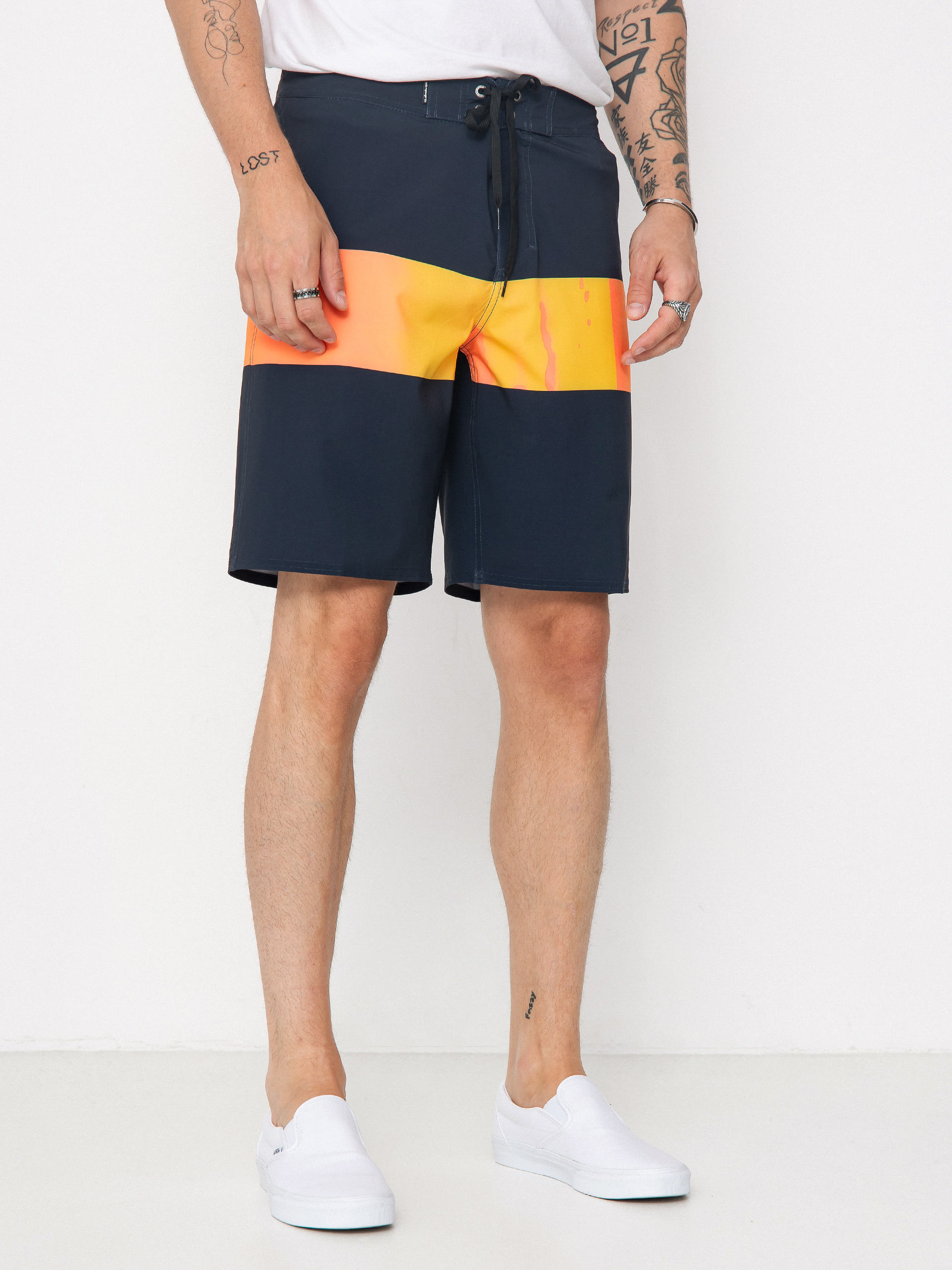 Пляжні шорти Quiksilver Surfsilk 20 (fiery coral bloomfade)