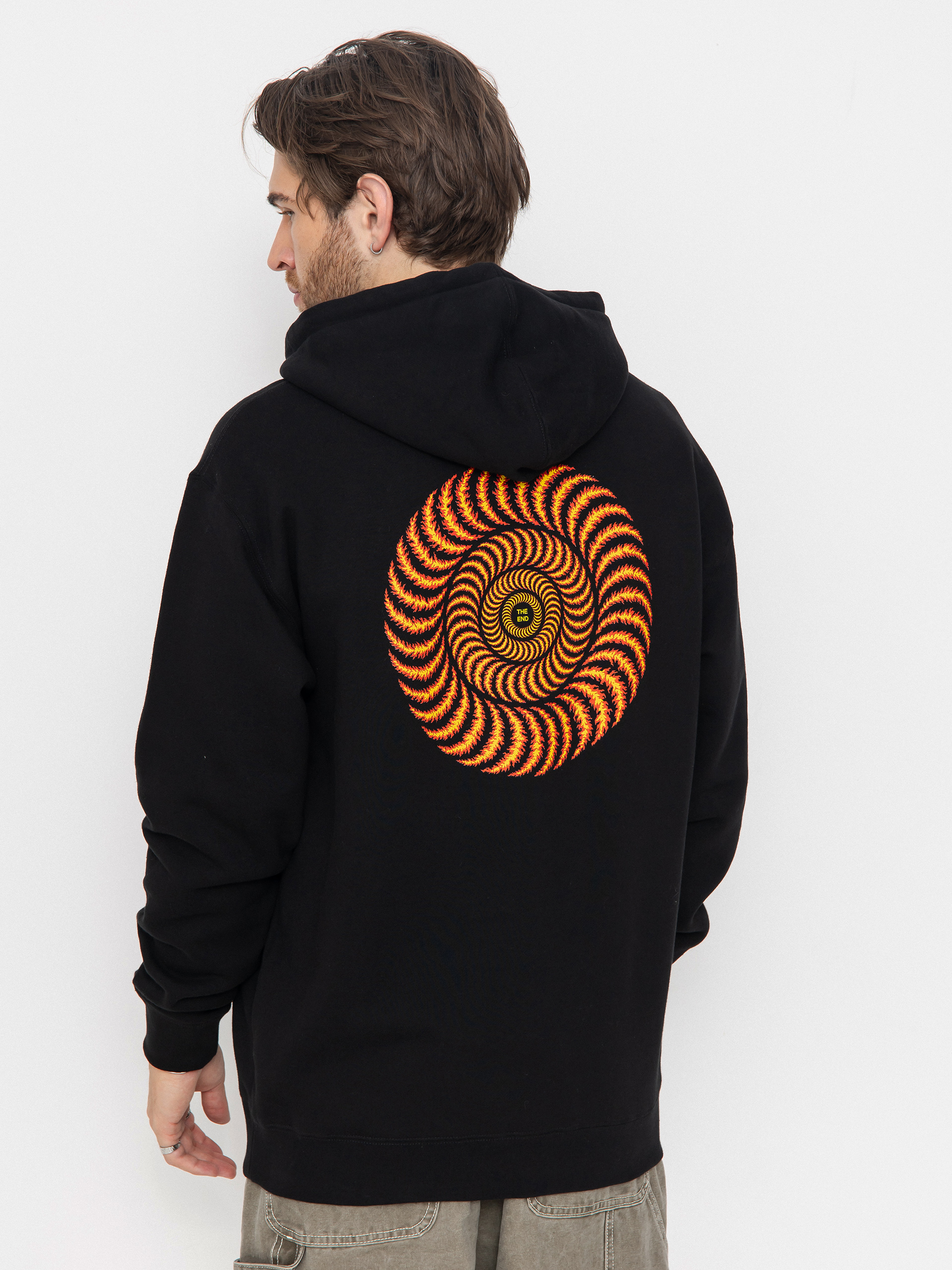 Худі Spitfire Og Classic Flame HD (black w/red&yellow prints)