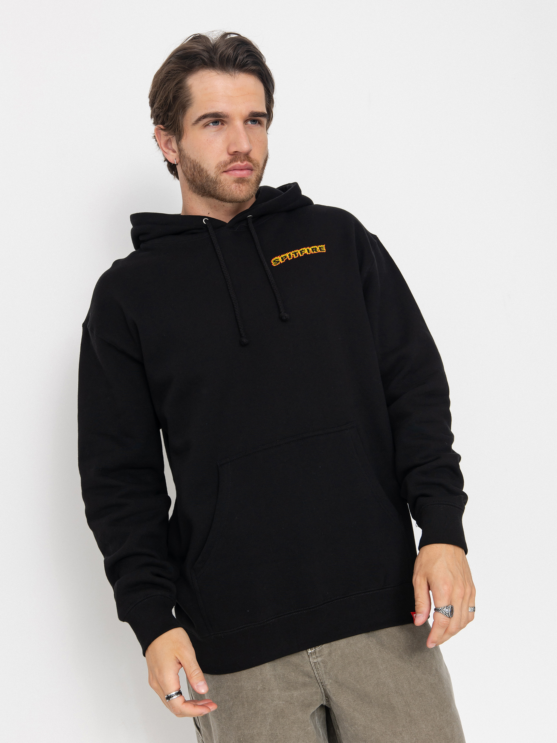 Худі Spitfire Og Classic Flame HD (black w/red&yellow prints)