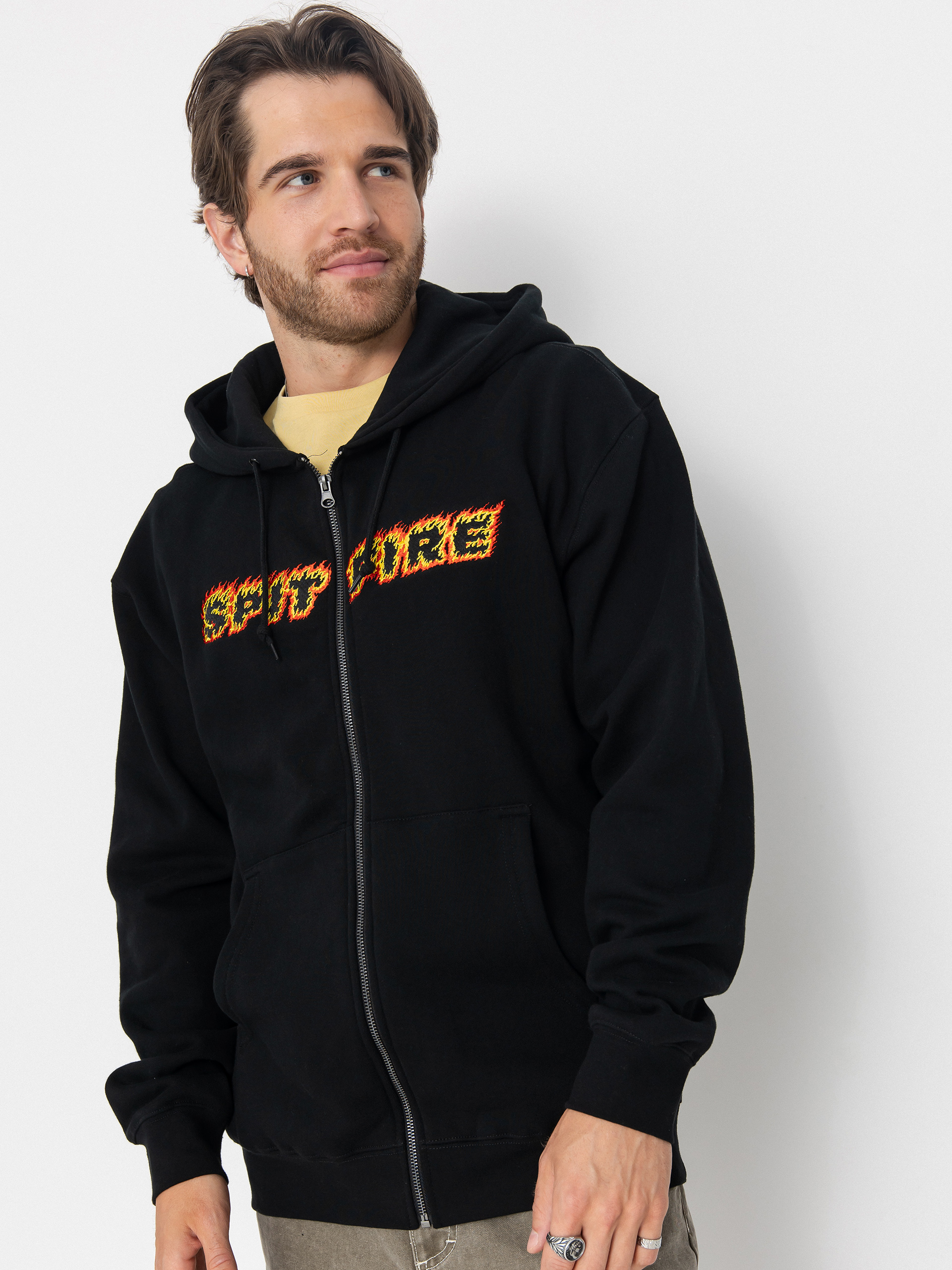 Худі Spitfire Flames Script ZHD (black)