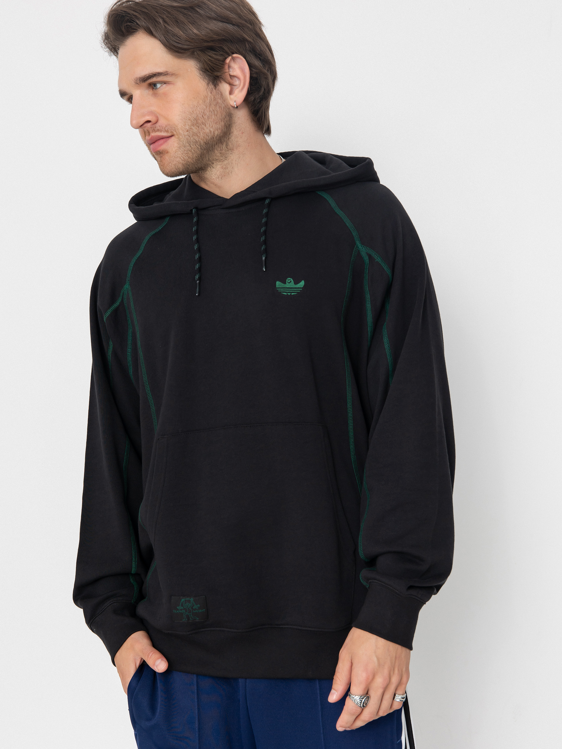 Худі adidas Shmoo Fw HD (black/drkgrn)