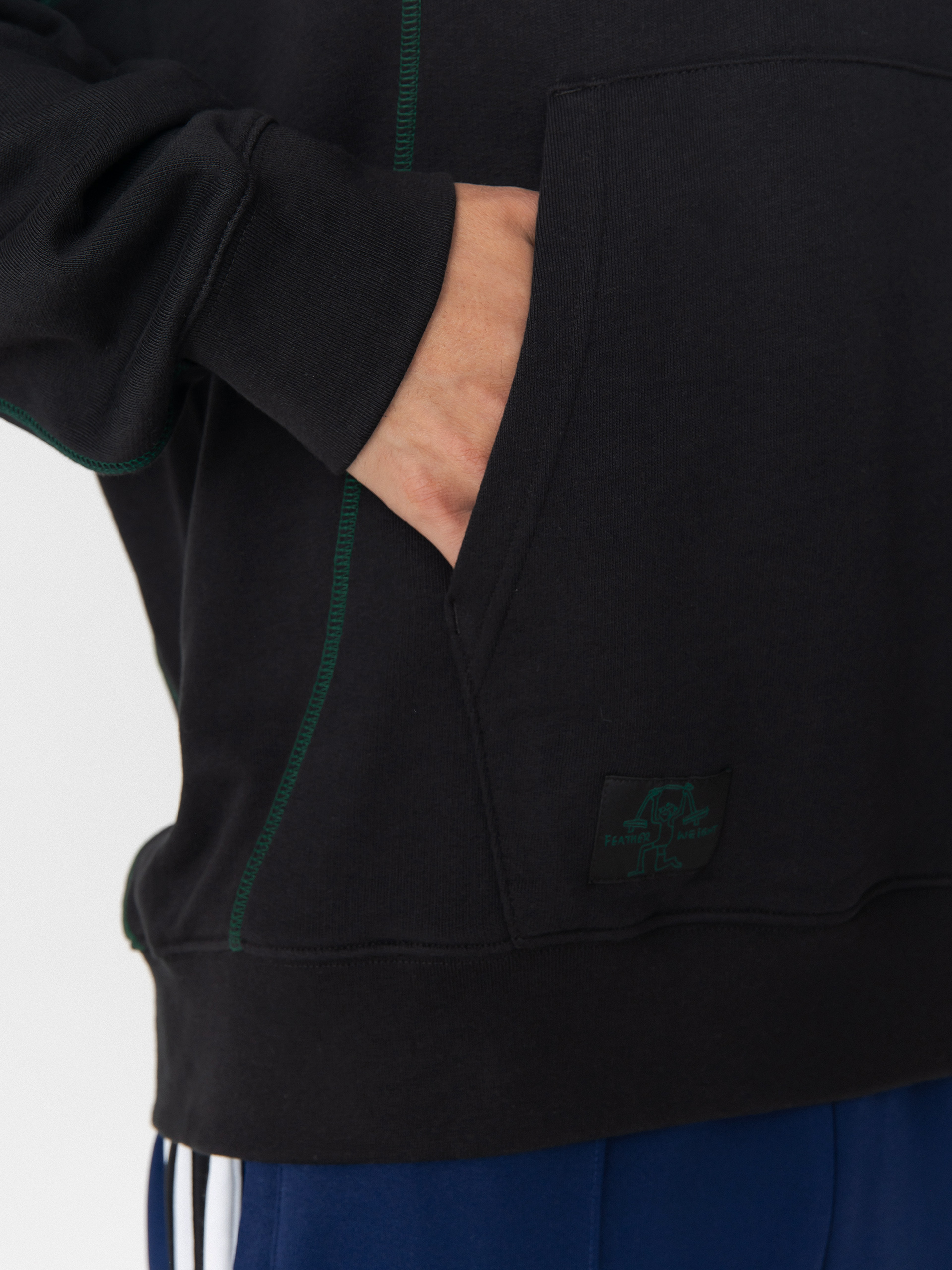 Худі adidas Shmoo Fw HD (black/drkgrn)