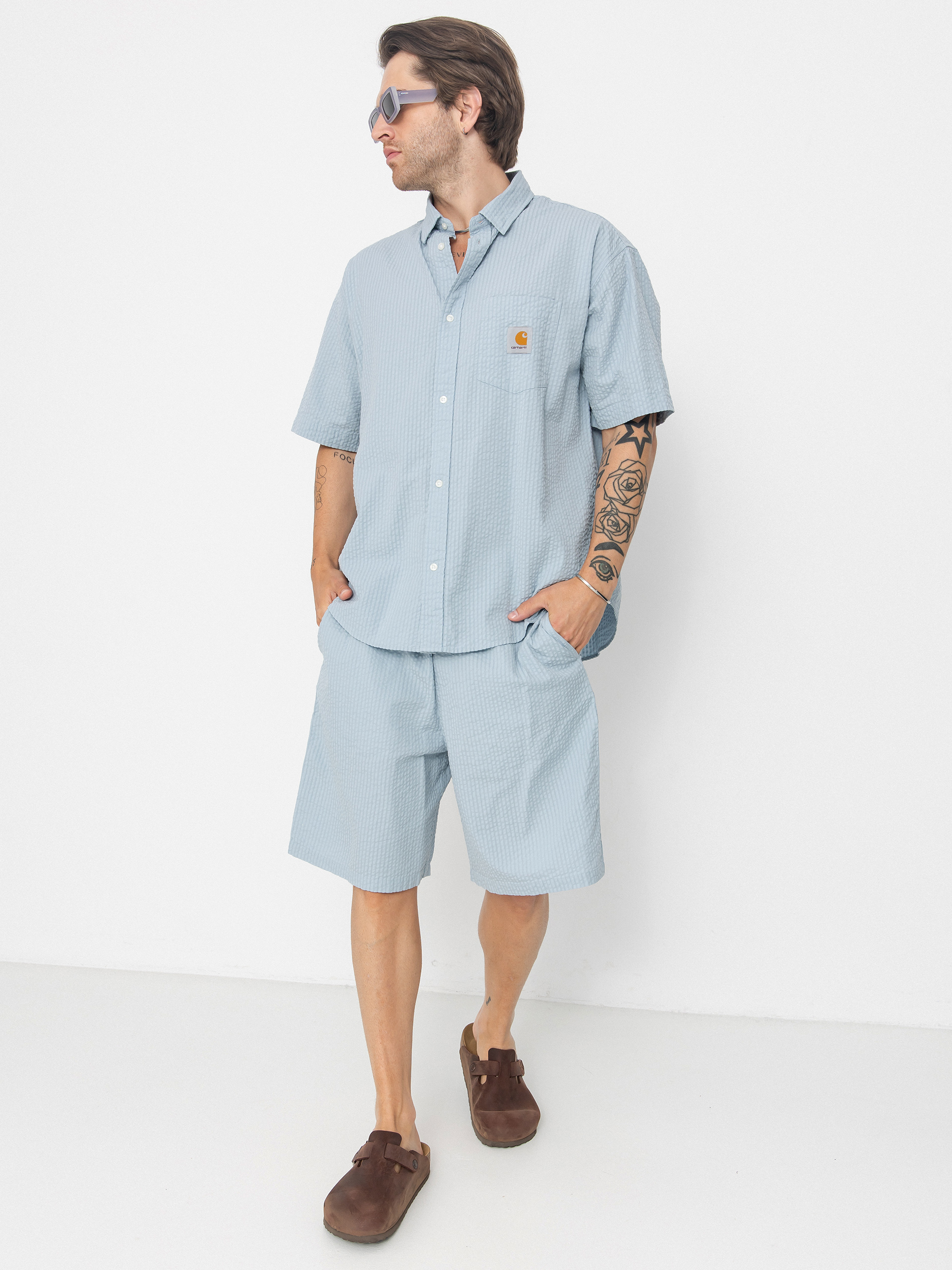 Сорочка Carhartt WIP Toland (toland stripe/blue fog)