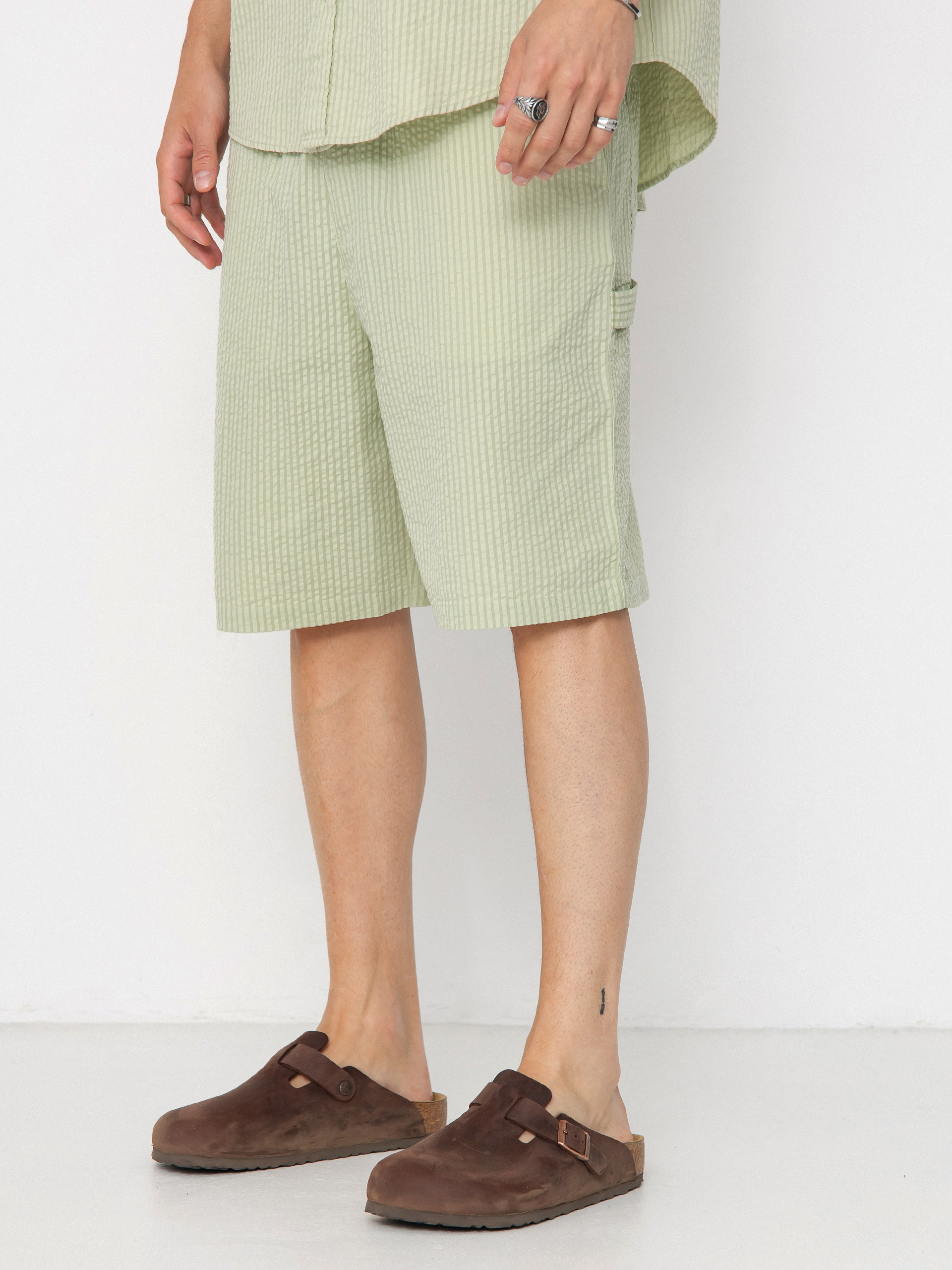 Шорти Carhartt WIP Toland (toland stripe/pale olive)
