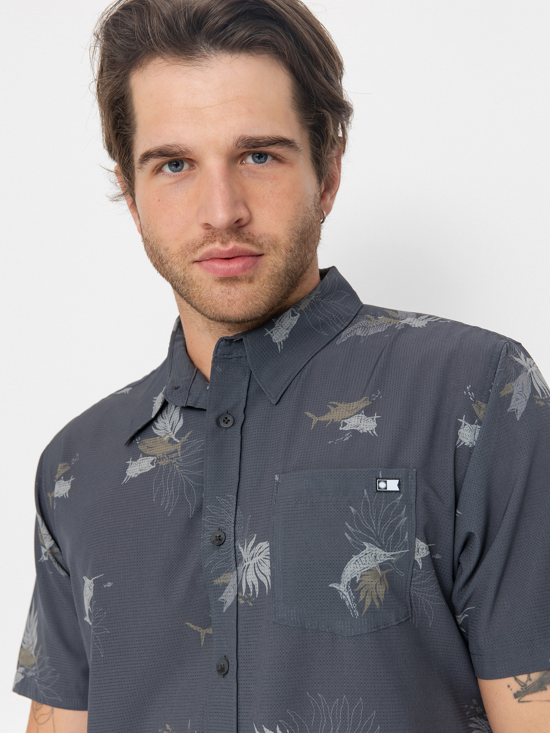 Сорочка Salty Crew Breezer Perf Tech (charcoal)