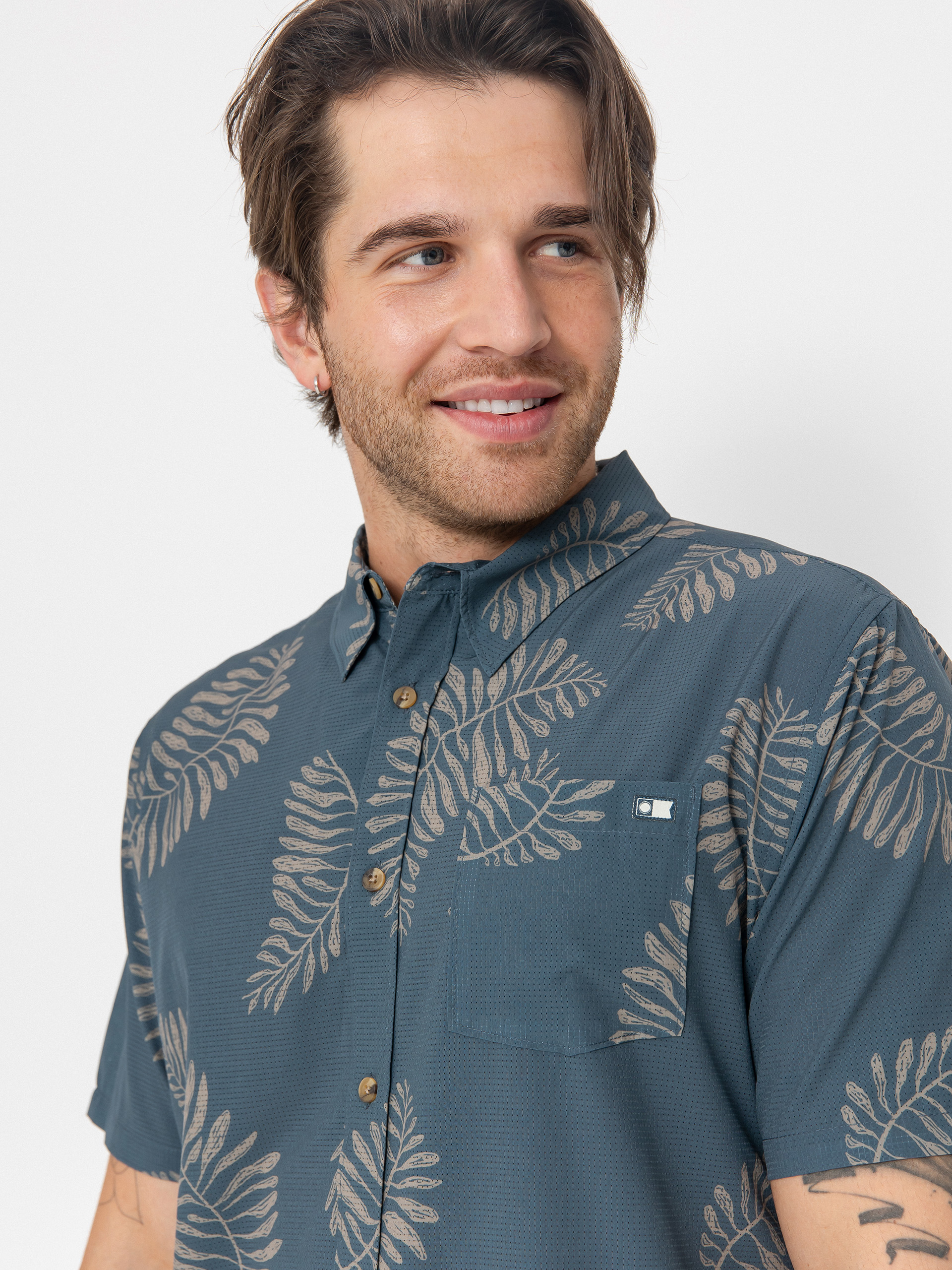 Сорочка Salty Crew Stringer Perf Tech (bluefin)