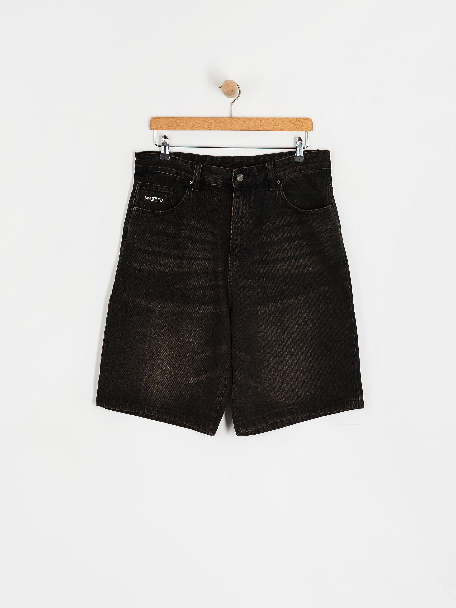 Шорти Wasted Paris Sandblast Casper (faded black)