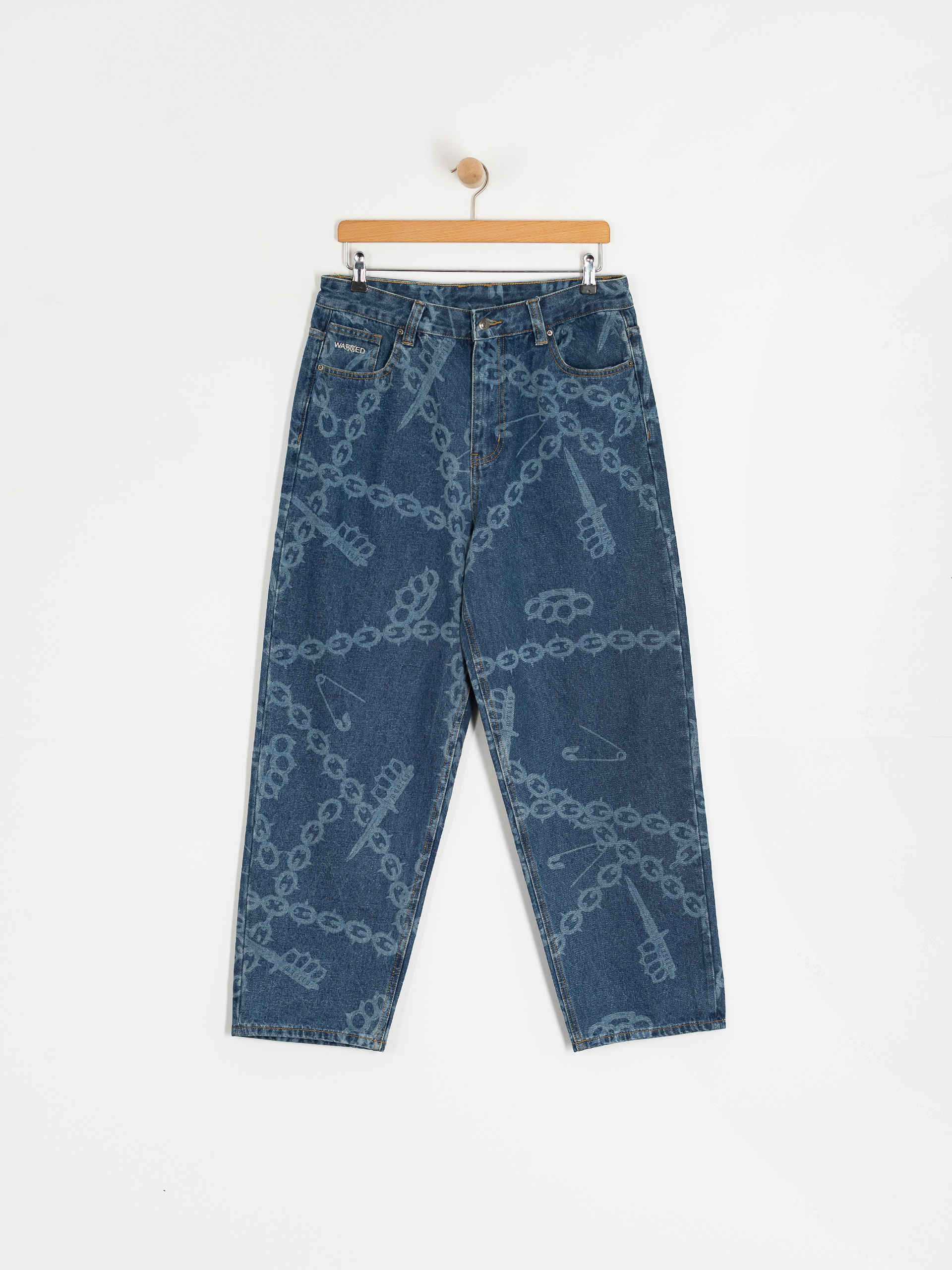 Штани Wasted Paris Knuckles Casper (washed blue)