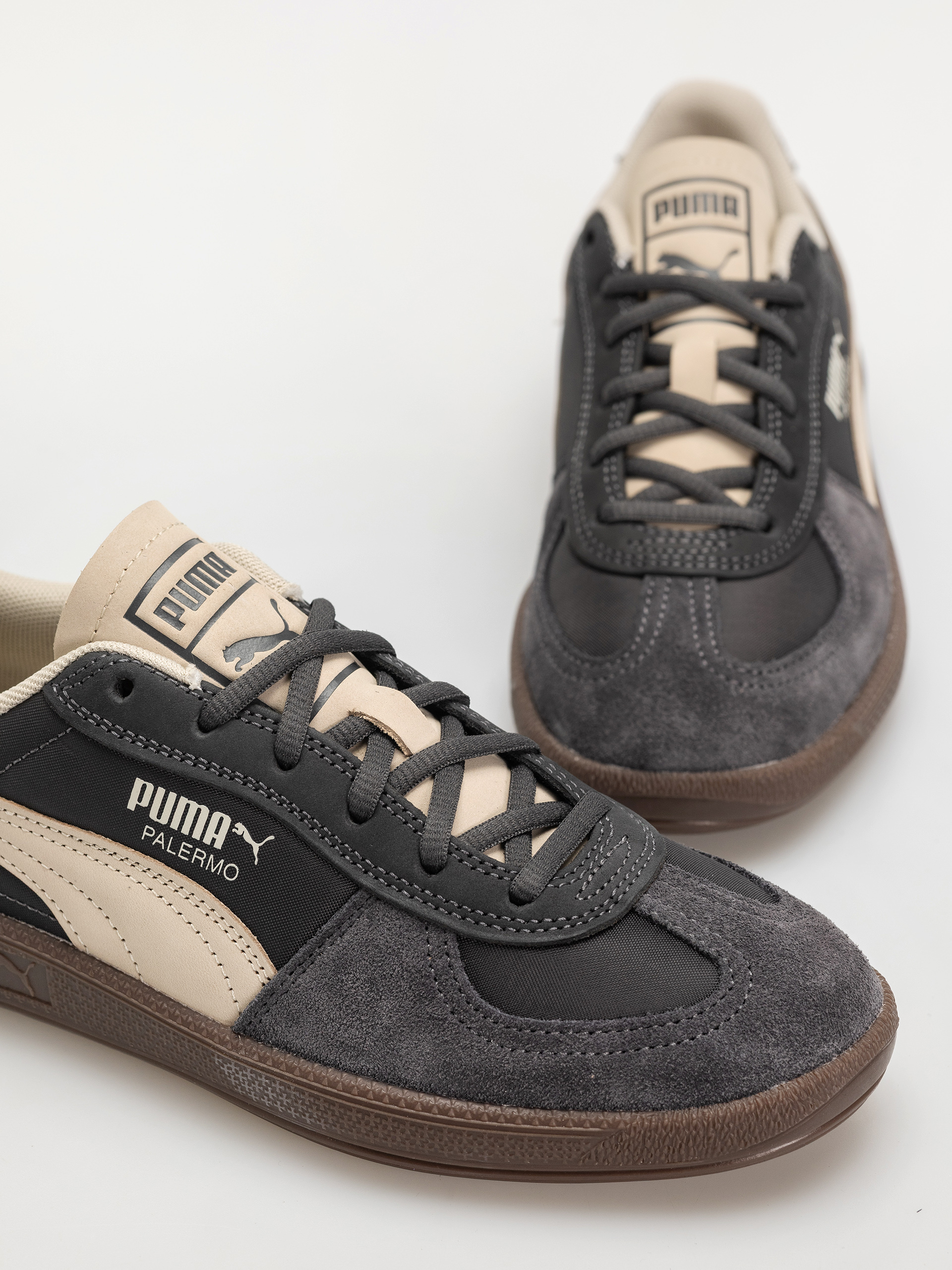 Взуття Puma Palermo Pop (dusky gray/desert dust)