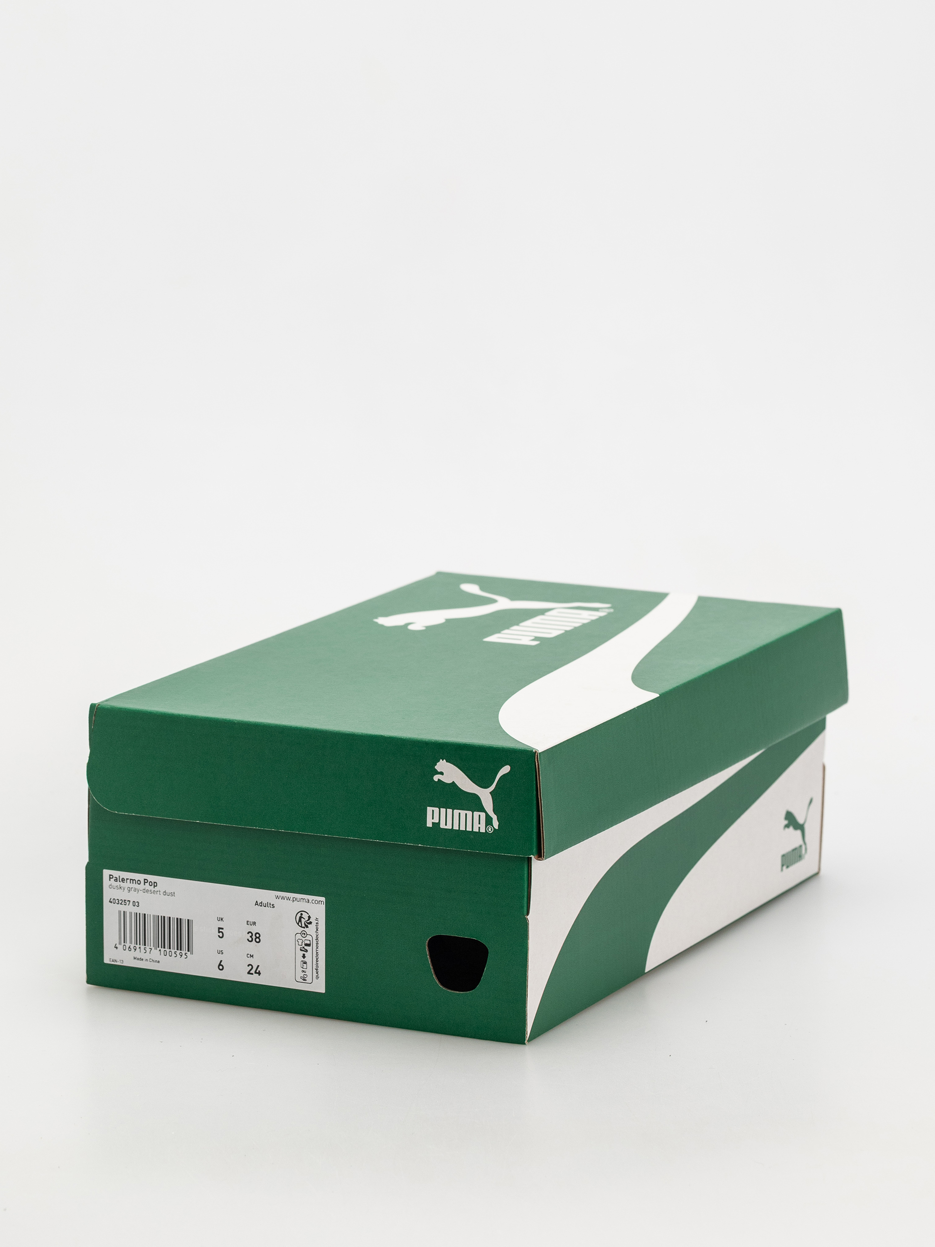 Взуття Puma Palermo Pop (dusky gray/desert dust)