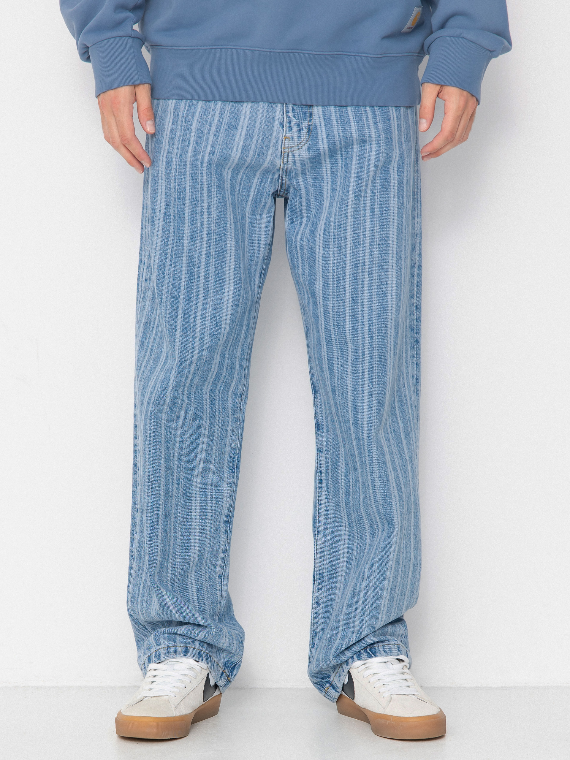 Штани Carhartt WIP Rylan (rylan stripe/blue/stone bleached)