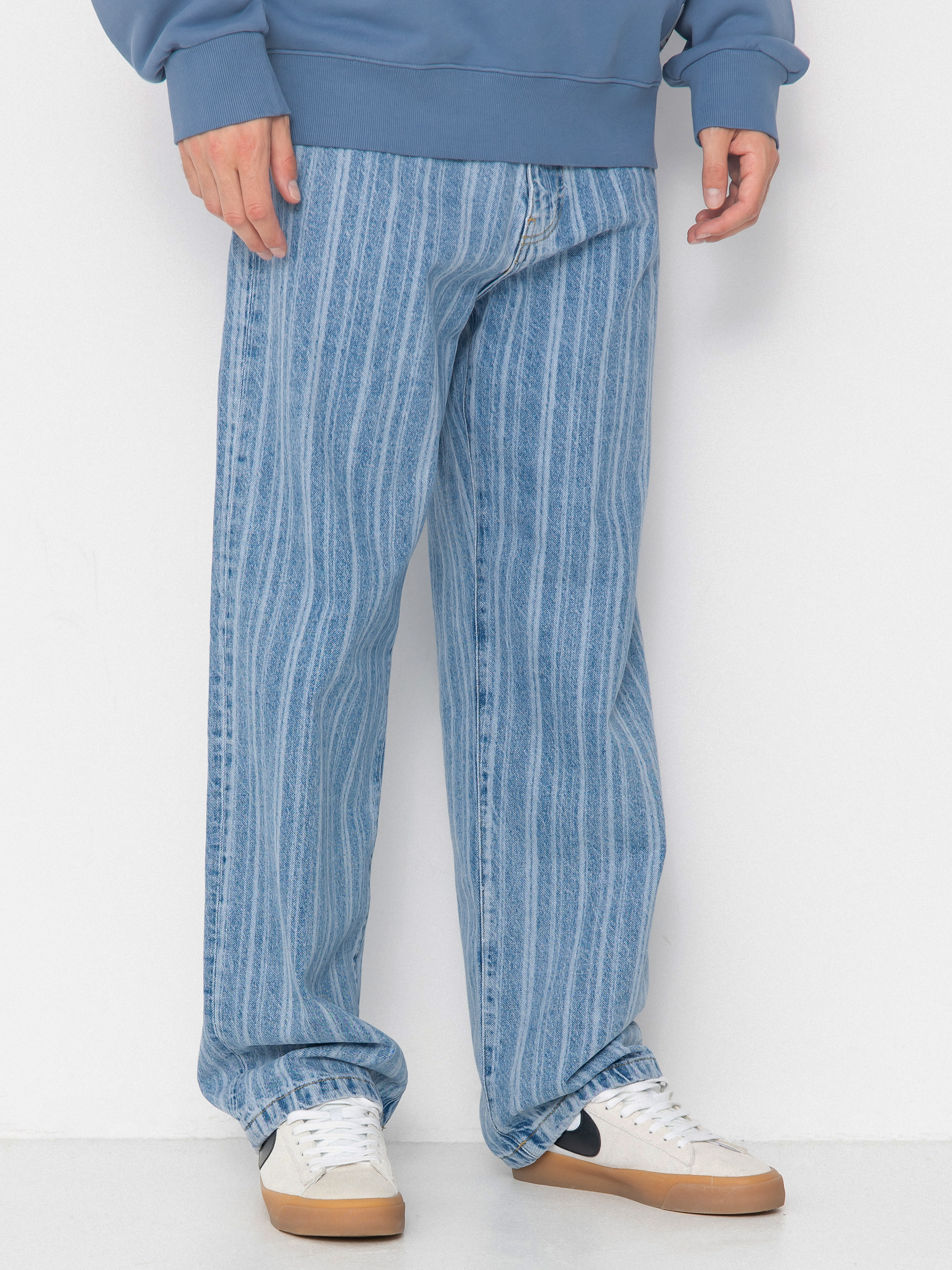 Штани Carhartt WIP Rylan (rylan stripe/blue/stone bleached)