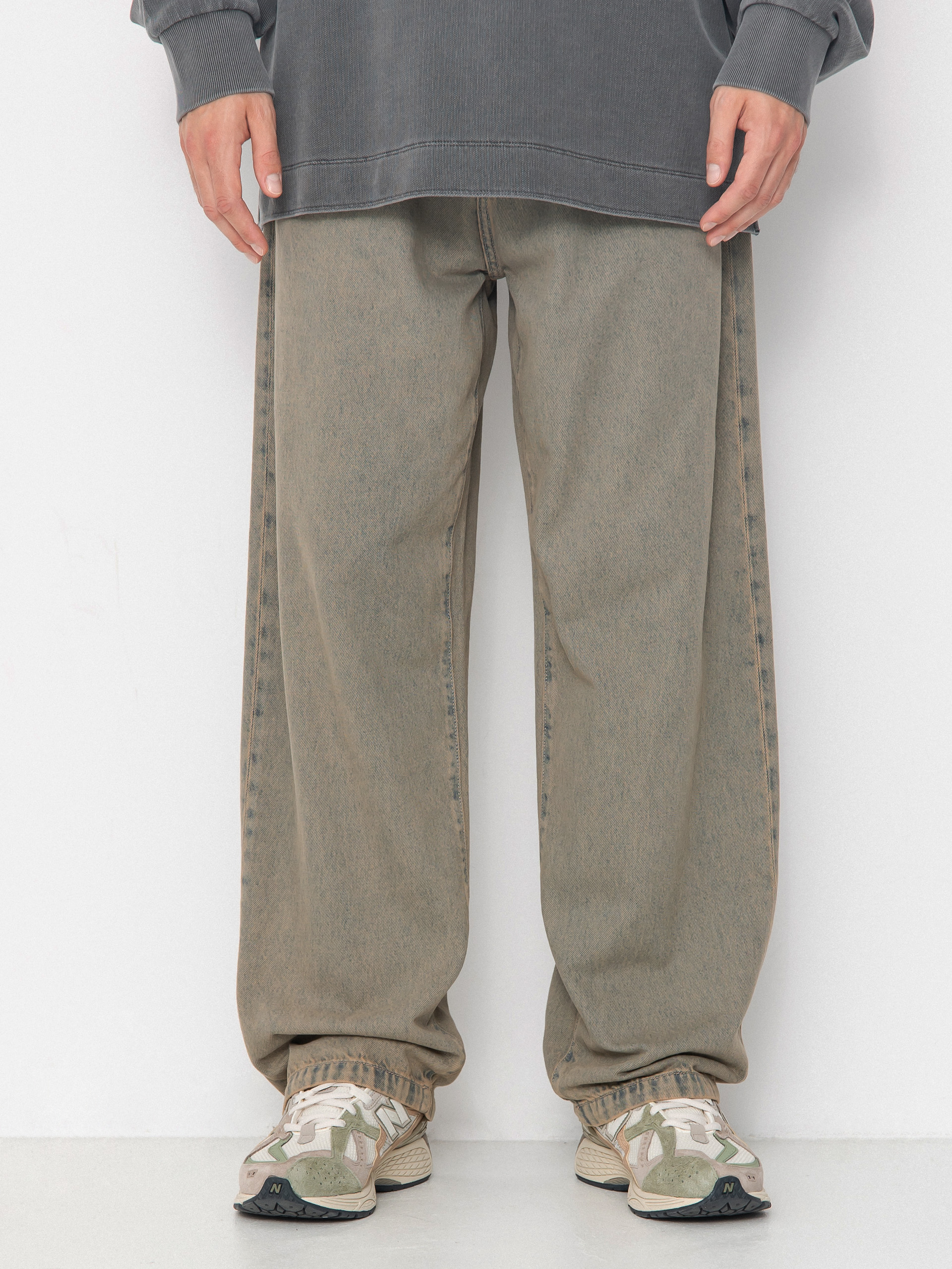 Штани Carhartt WIP Landon (blue/leather/garment dyed)
