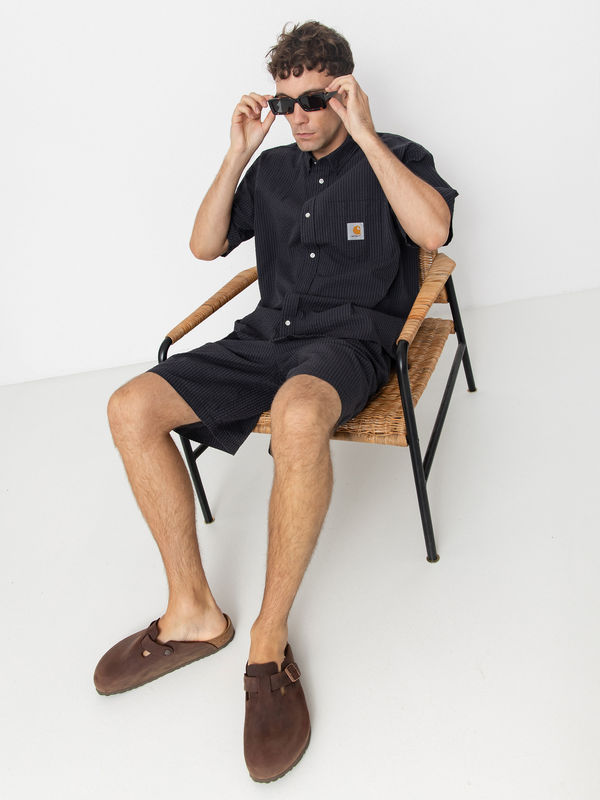 u0421u043eu0440u043eu0447u043au0430 Carhartt WIP Toland (toland stripe/black)