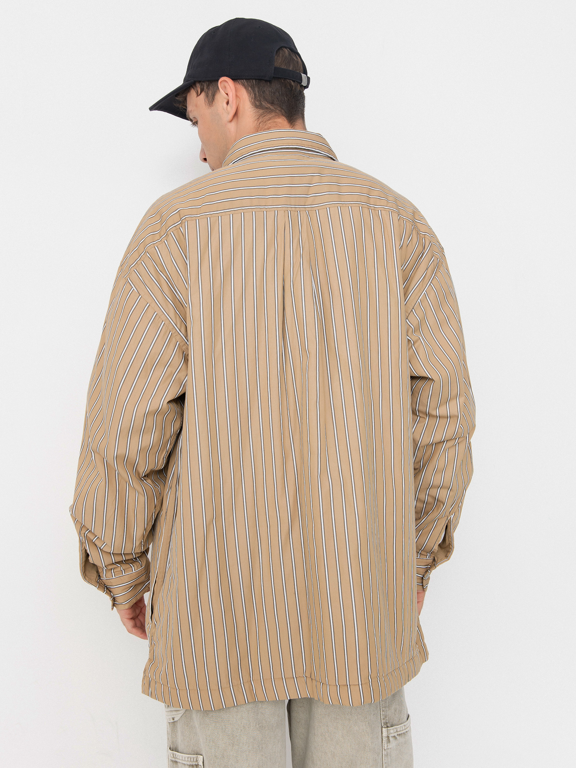Куртка Carhartt WIP Grimsby (grimsby stripe/dusty h brown)
