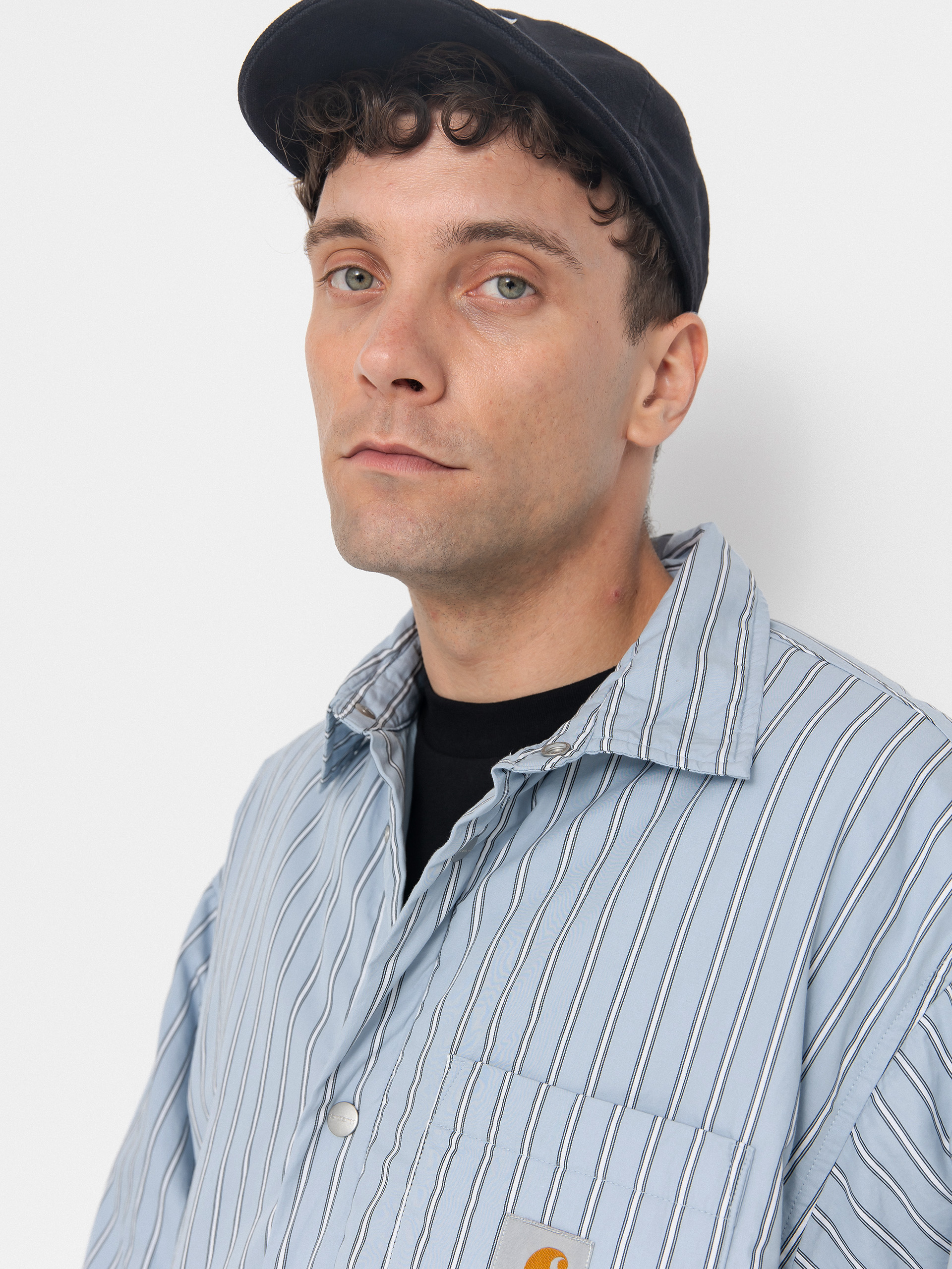 Куртка Carhartt WIP Grimsby (grimsby stripe/blue fog)