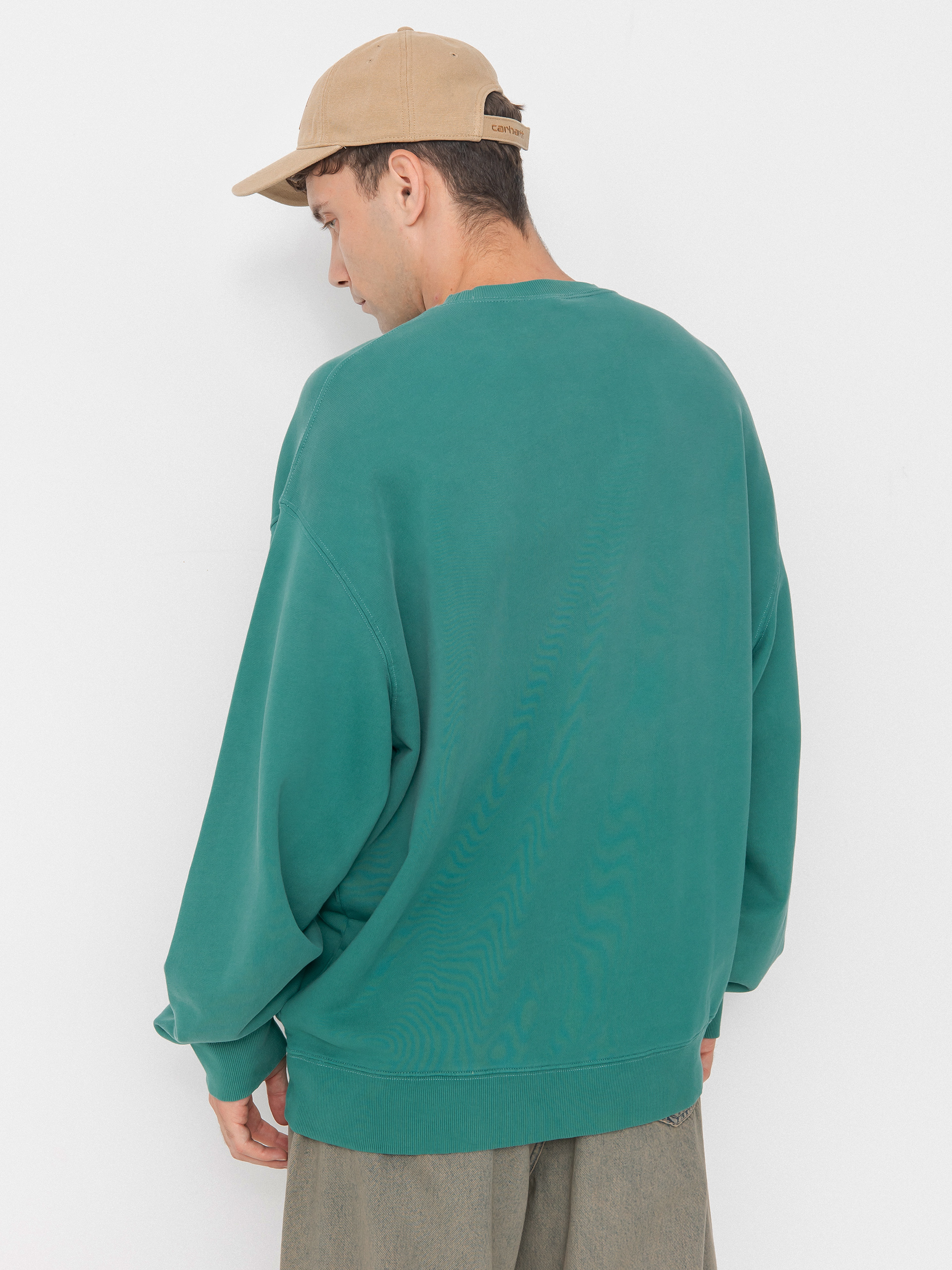 Світшот Carhartt WIP Hudson (saguaro/chalk wash)