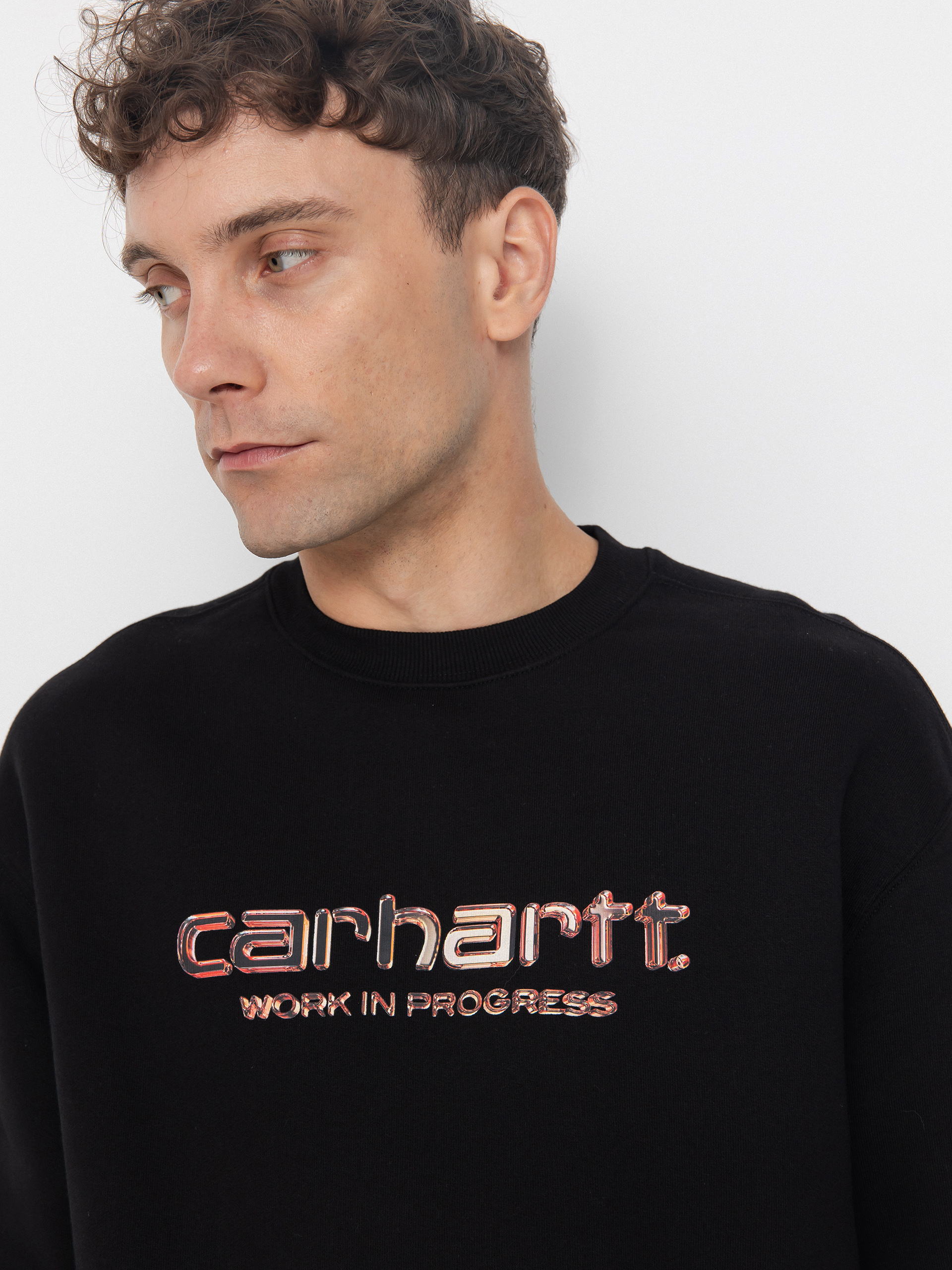 Світшот Carhartt WIP Solar Chrome (black)