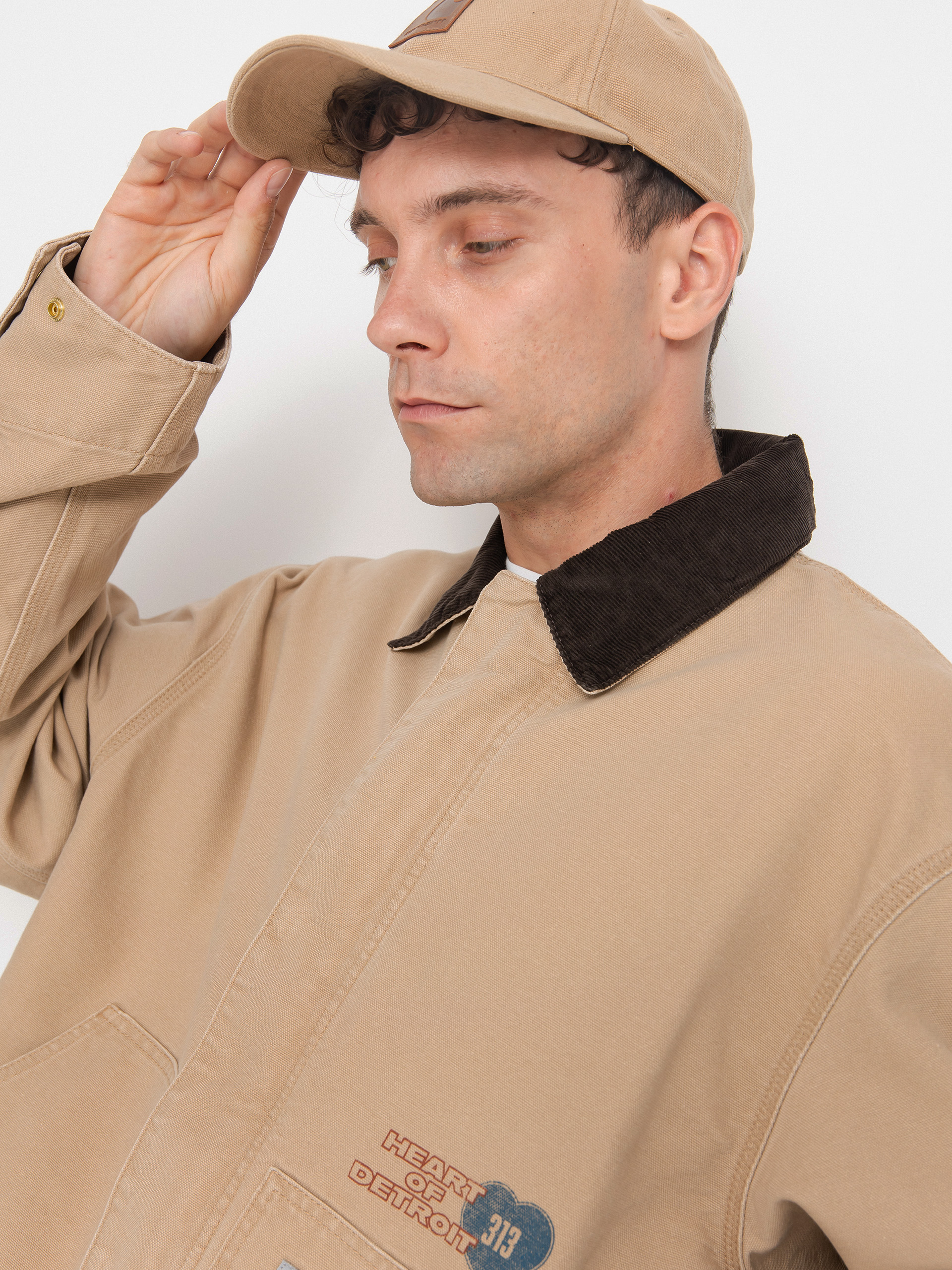 Куртка Carhartt WIP OG Arcan Graphic (dusty h brown/tobacco/heavy stone wash)