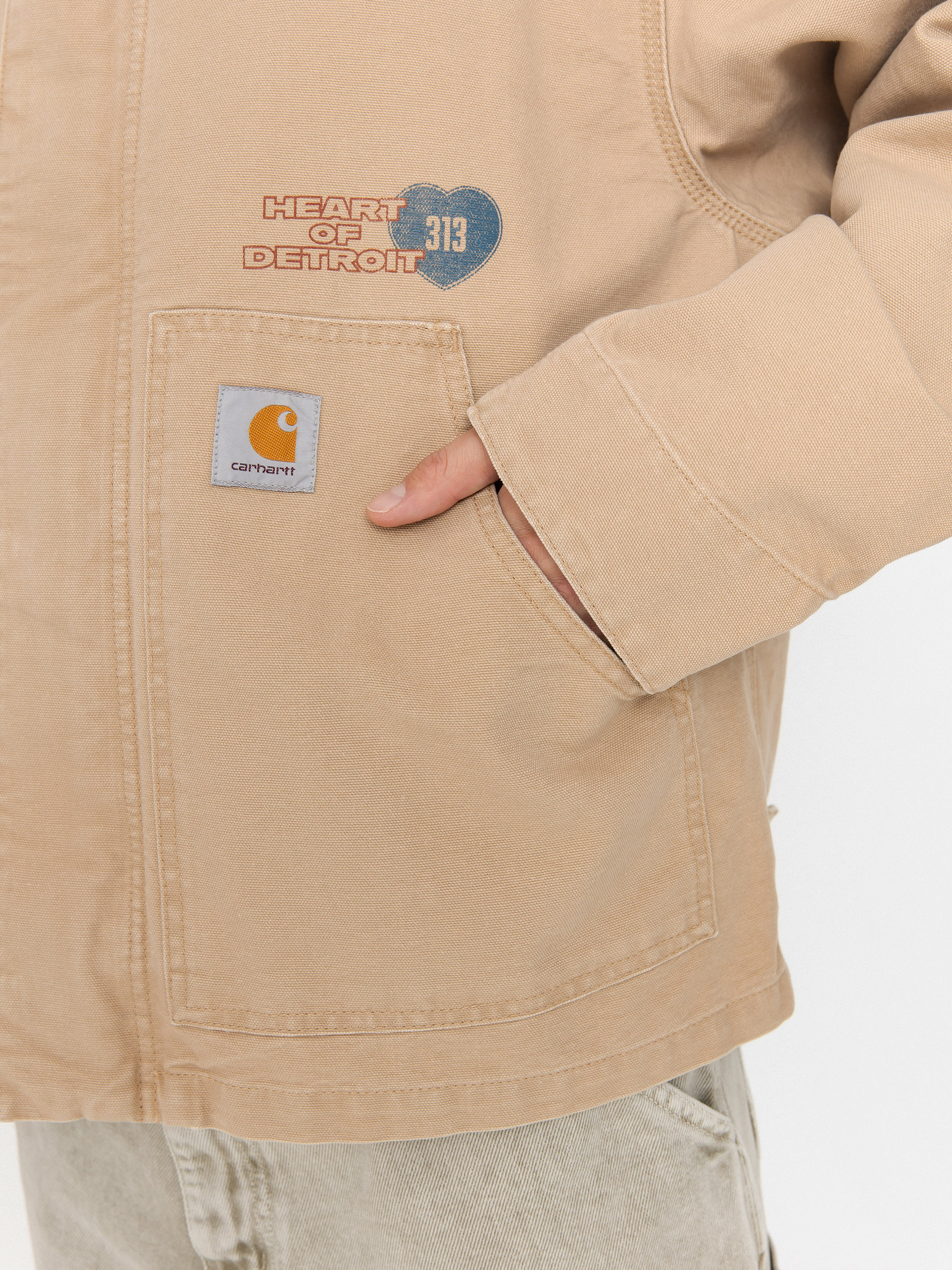 Куртка Carhartt WIP OG Arcan Graphic (dusty h brown/tobacco/heavy stone wash)