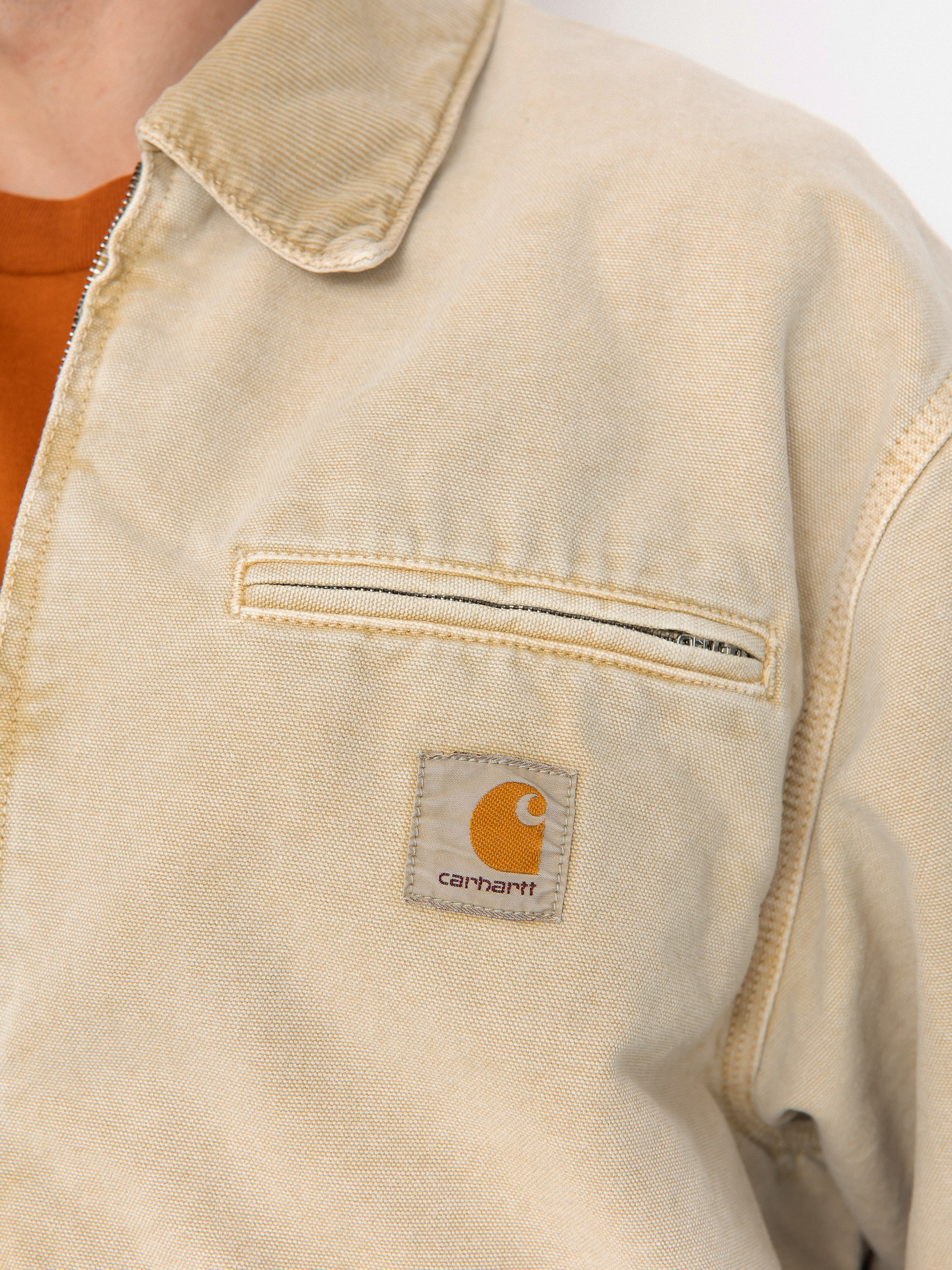 Куртка Carhartt WIP OG Detroit (dusty h brown/dusty h brown/chalk wash)