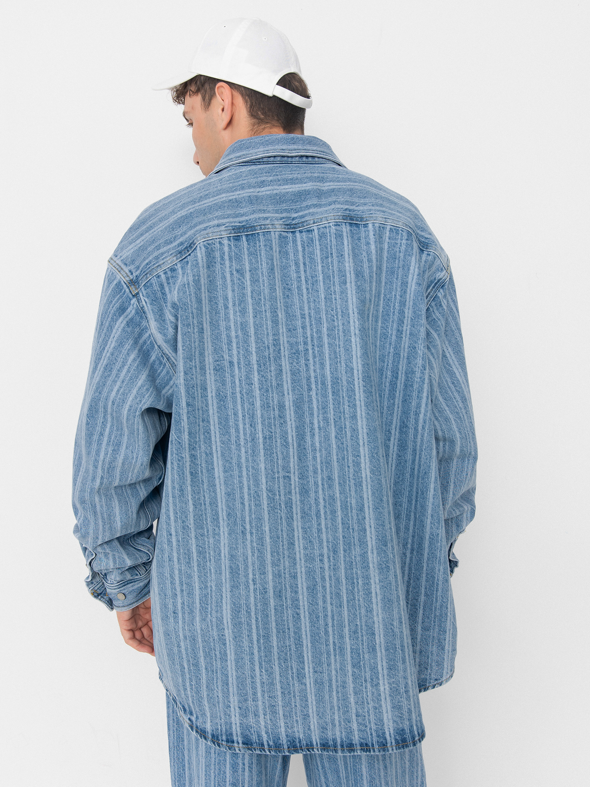 Куртка Carhartt WIP Rylan (rylan stripe/blue/stone bleached)