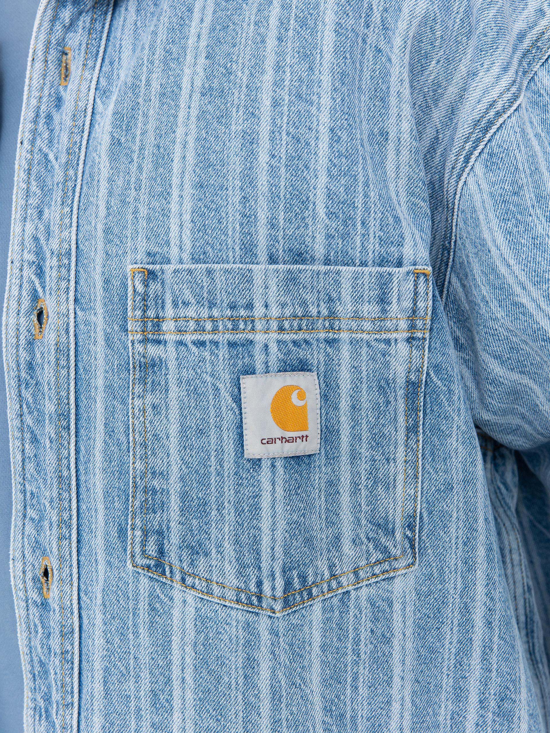 Куртка Carhartt WIP Rylan (rylan stripe/blue/stone bleached)