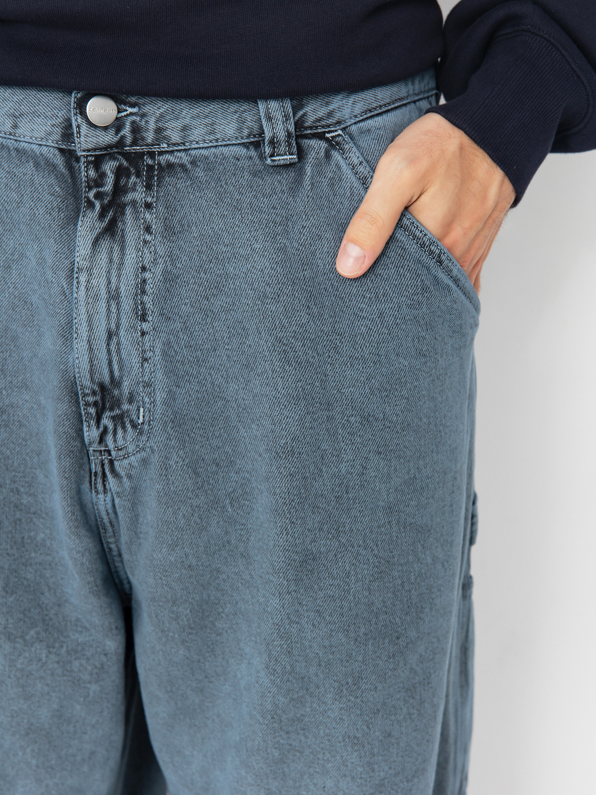 Штани Carhartt WIP OG Single Knee (black/blue fog/garment dyed)