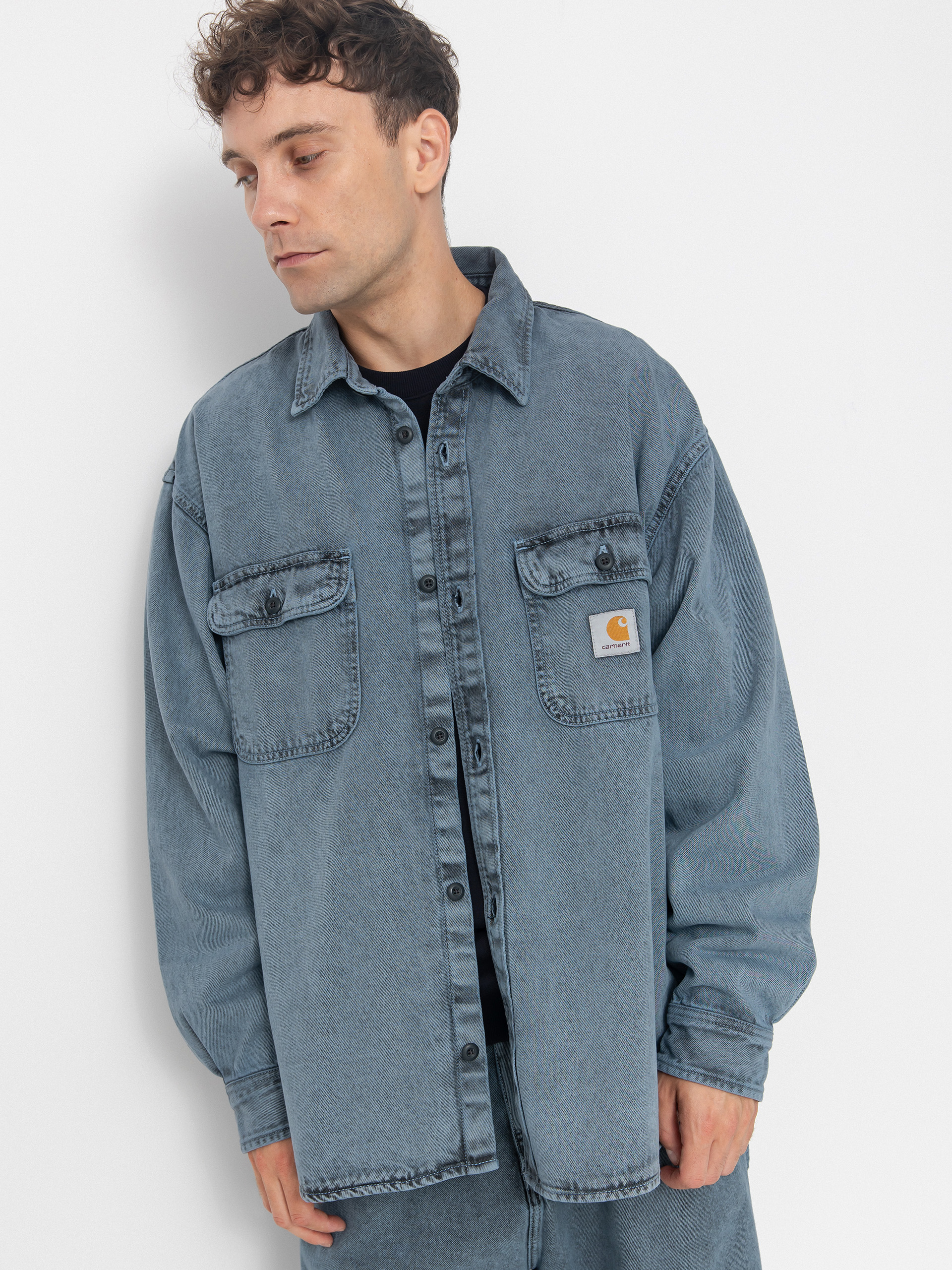 Куртка Carhartt WIP Tigan (black/blue fog/garment dyed)