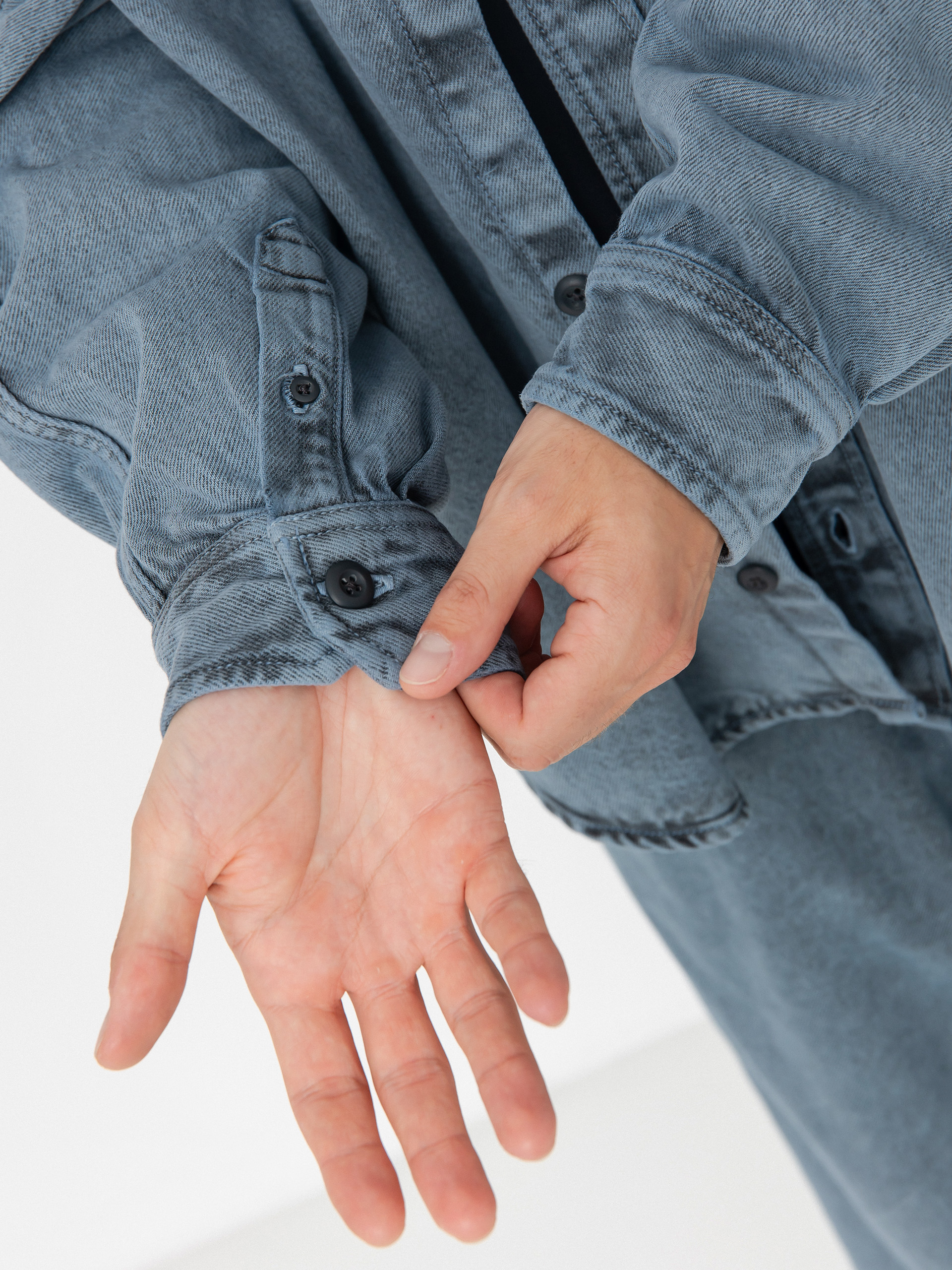 Куртка Carhartt WIP Tigan (black/blue fog/garment dyed)