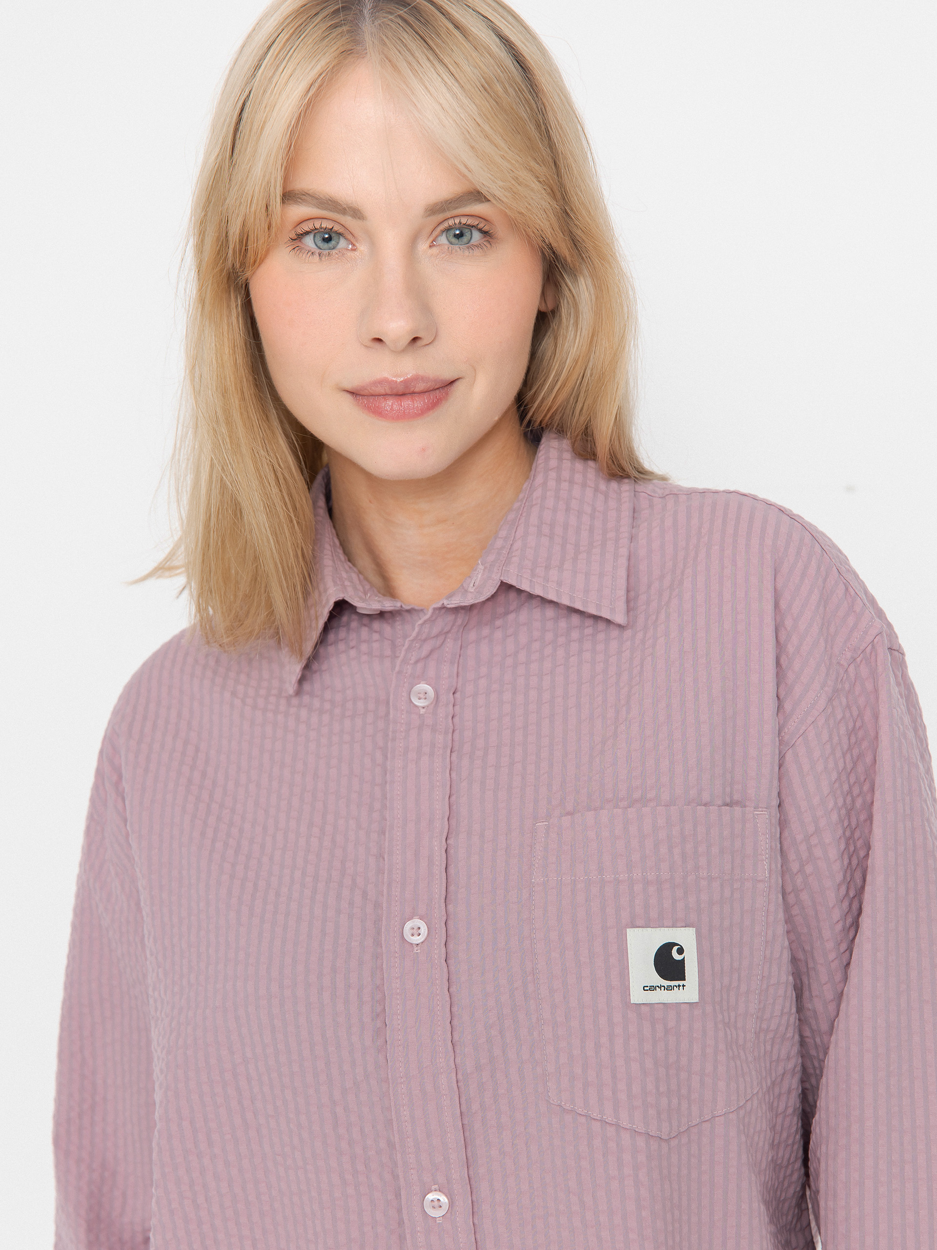 Сорочка Carhartt WIP Toland Wmn (toland stripe/pink fog)