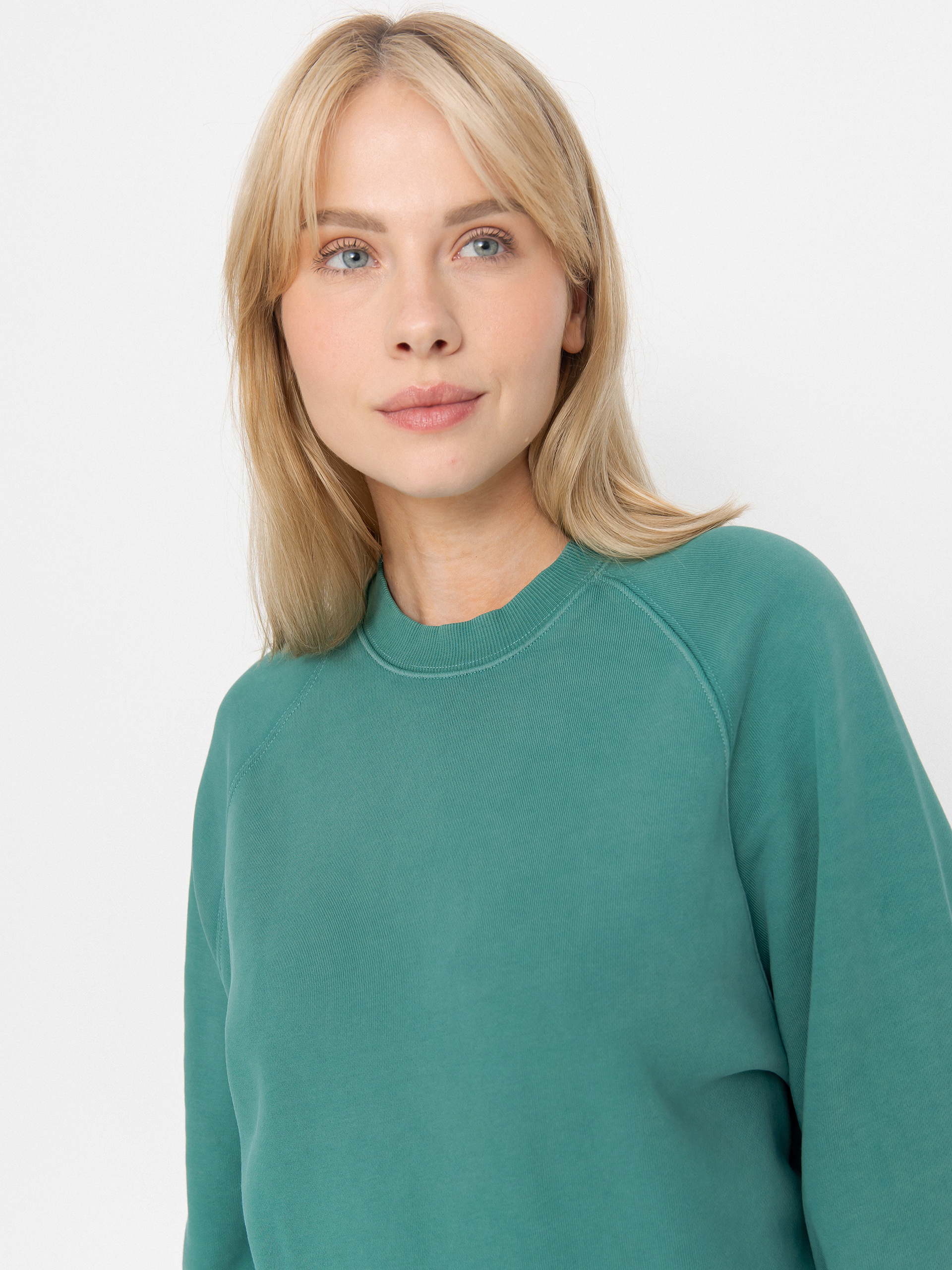 Світшот Carhartt WIP Hudson Wmn (saguaro/chalk wash)