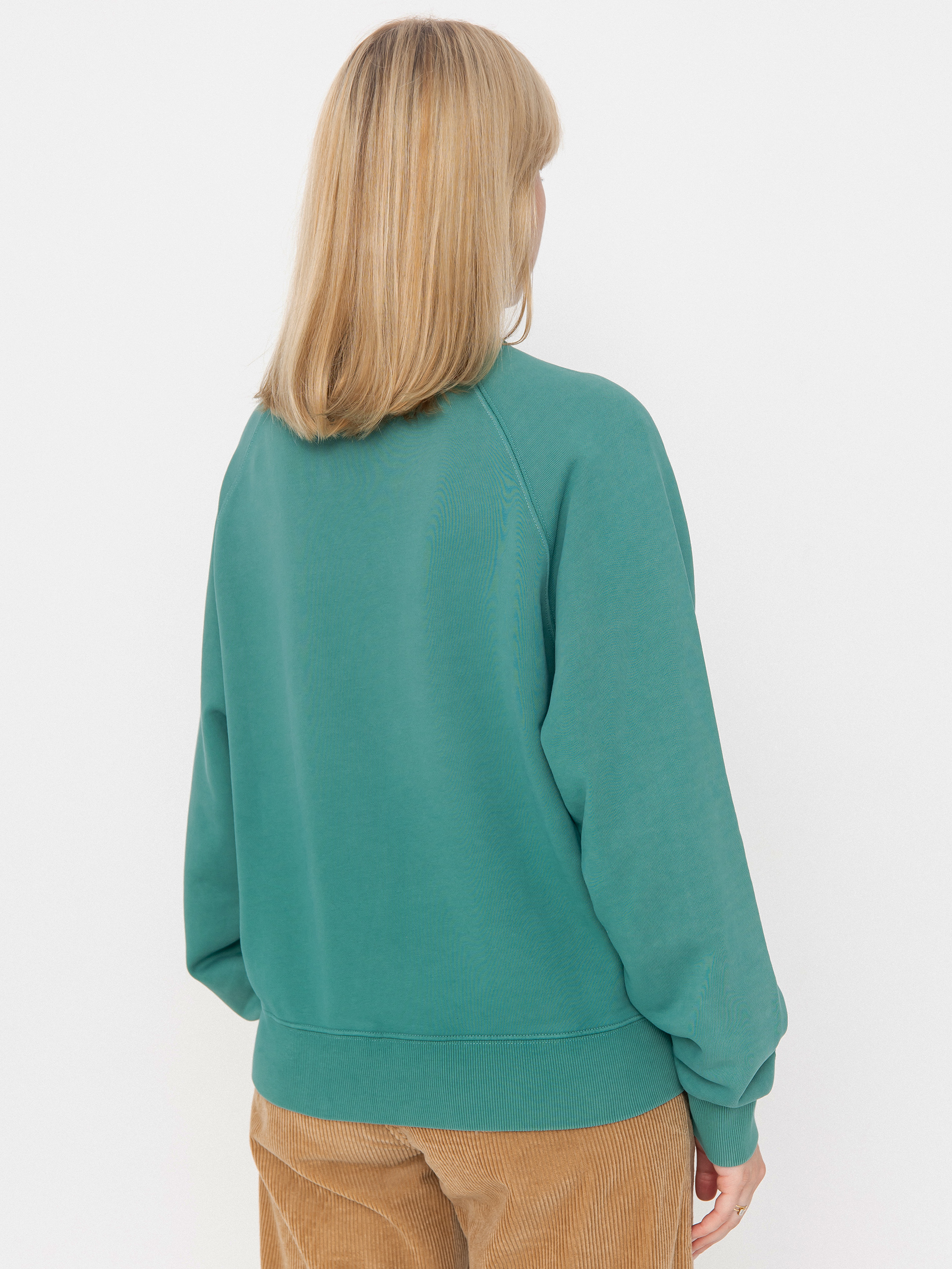 Світшот Carhartt WIP Hudson Wmn (saguaro/chalk wash)