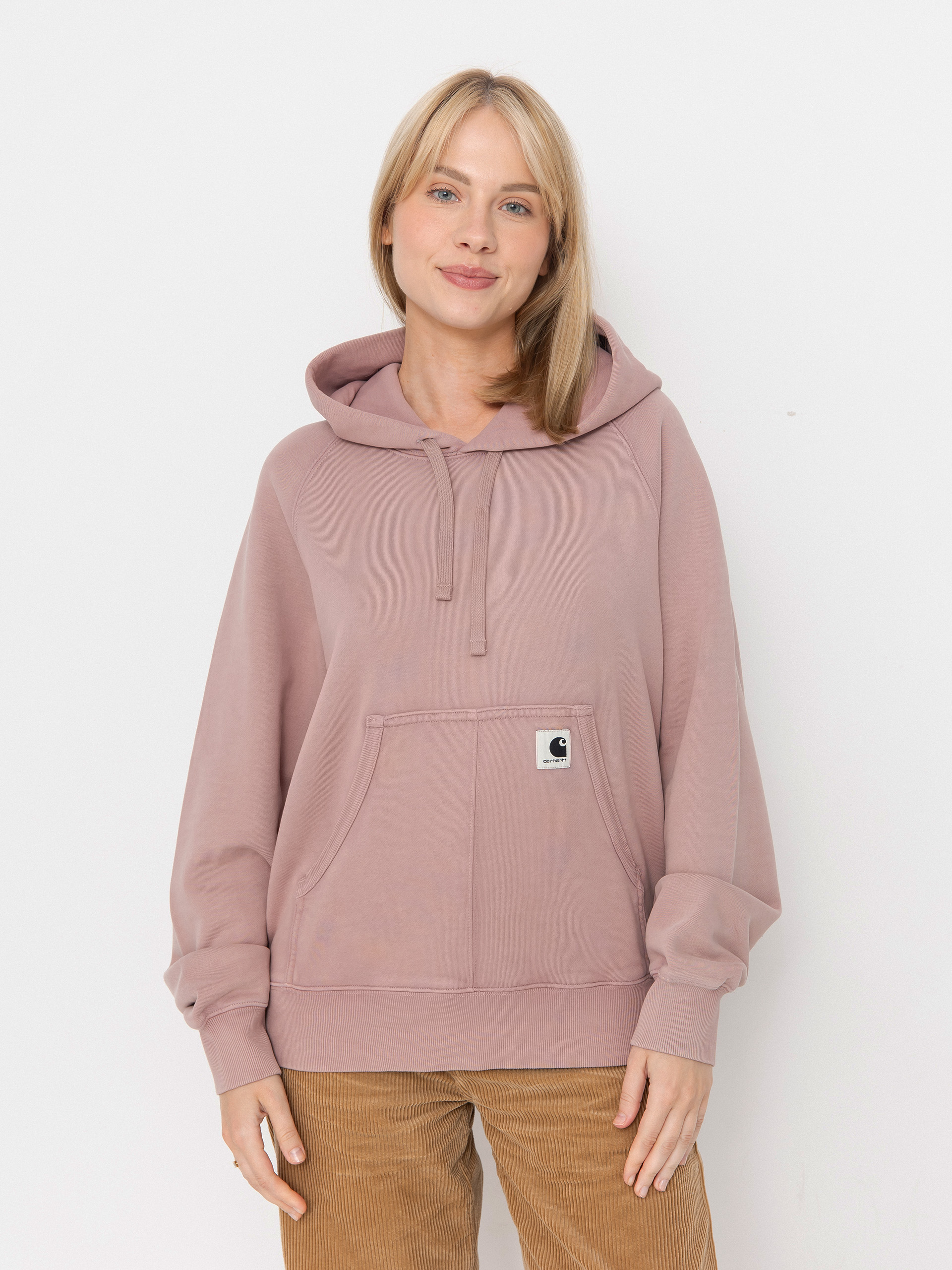 Худі Carhartt WIP Hudson HD Wmn (daphne/chalk wash)