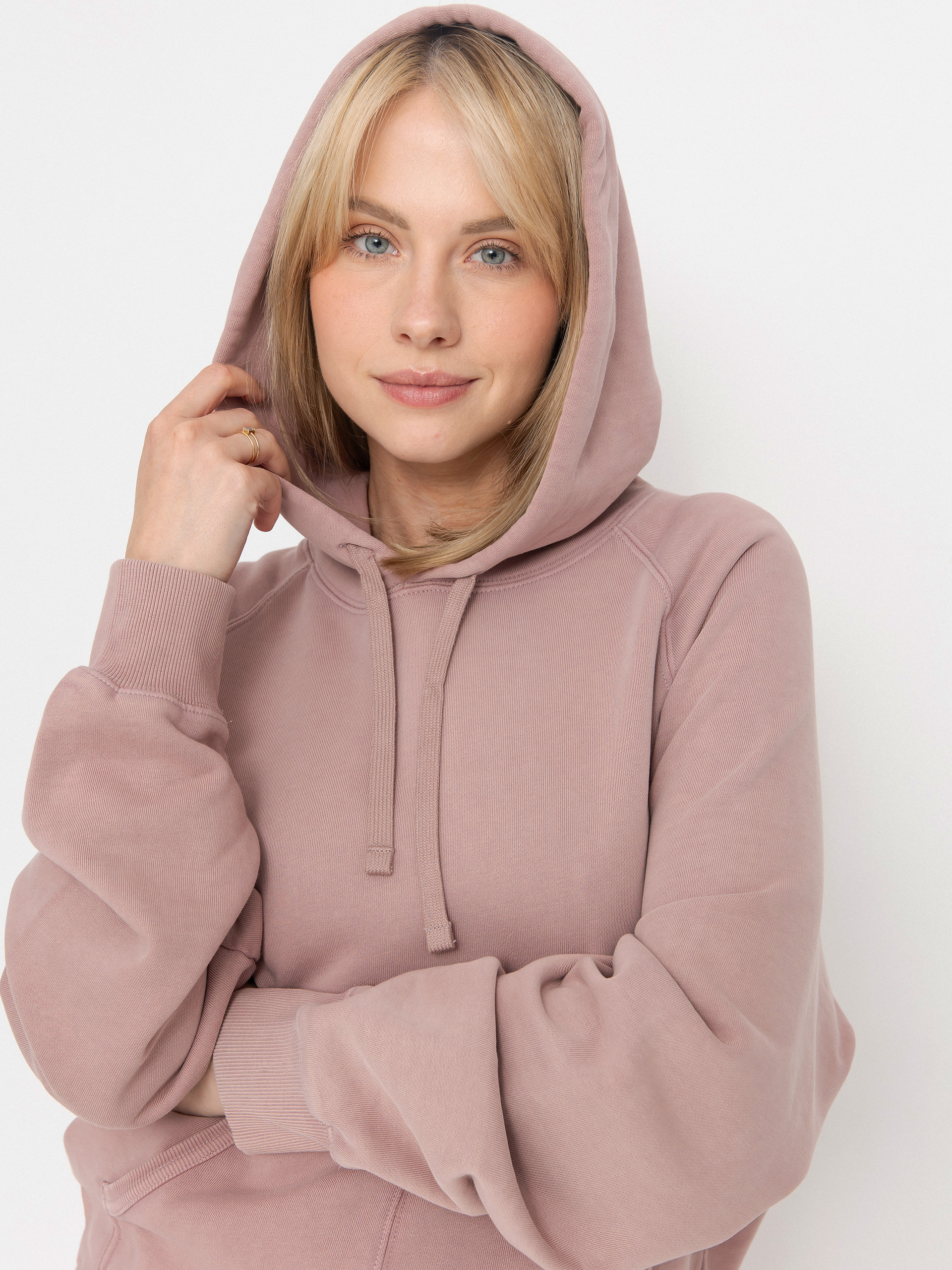 Худі Carhartt WIP Hudson HD Wmn (daphne/chalk wash)
