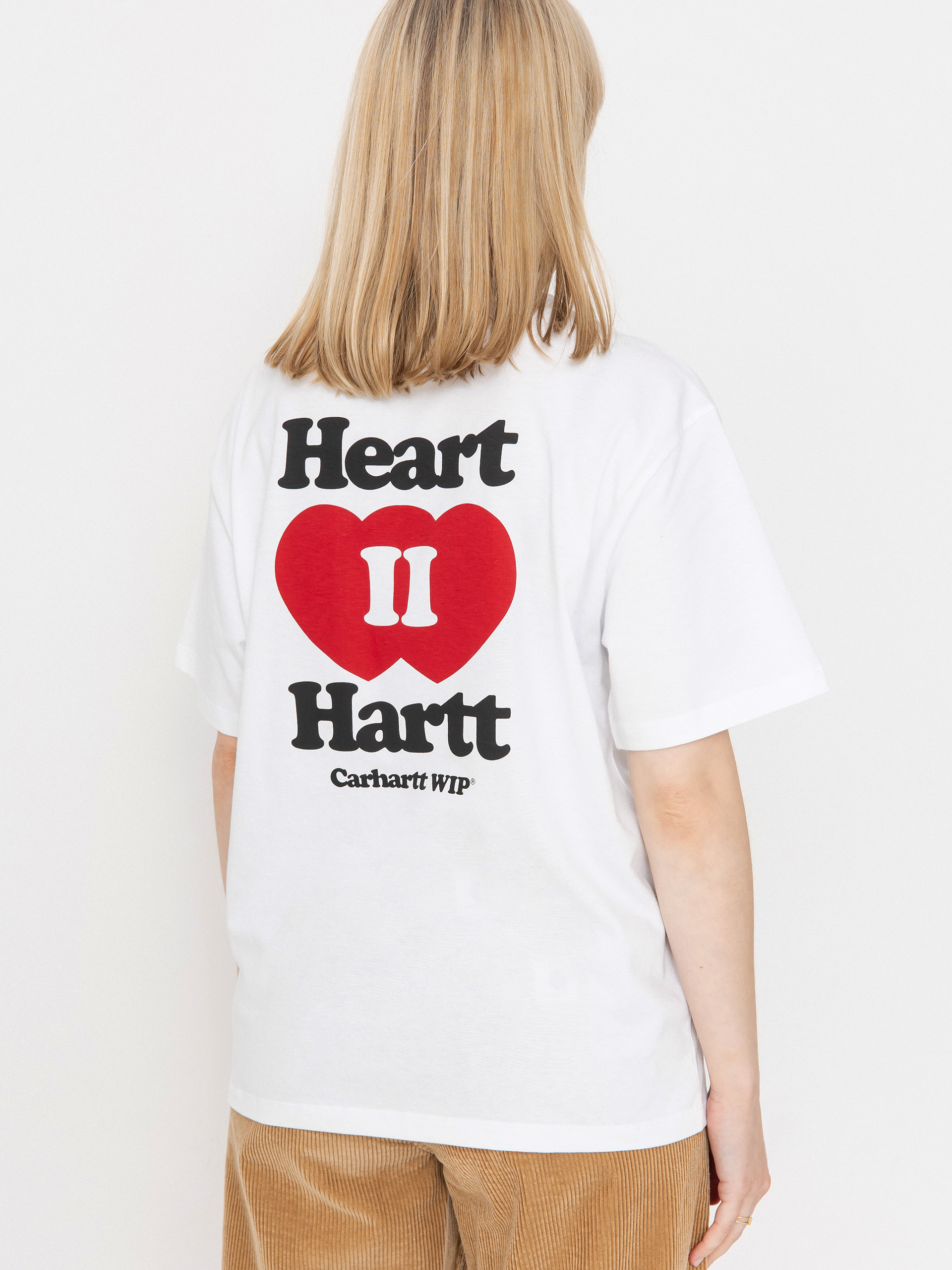 Футболка Carhartt WIP Heart II Hartt Wmn (white)