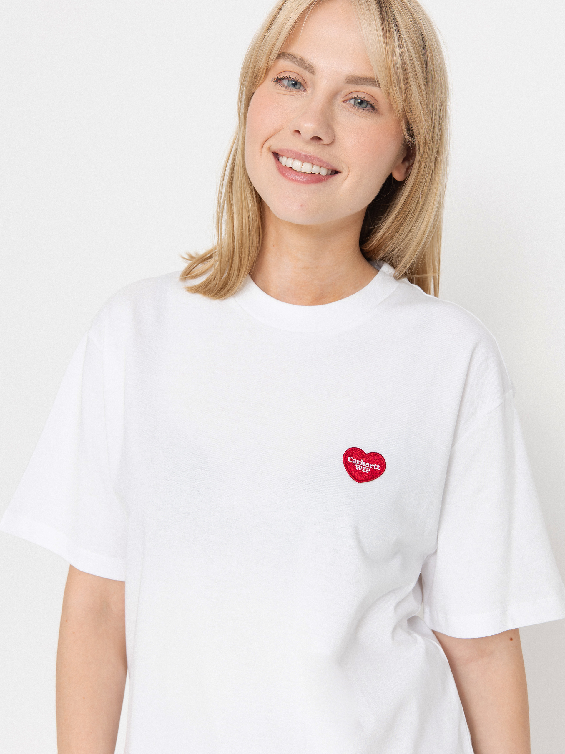 Футболка Carhartt WIP Heart II Hartt Wmn (white)