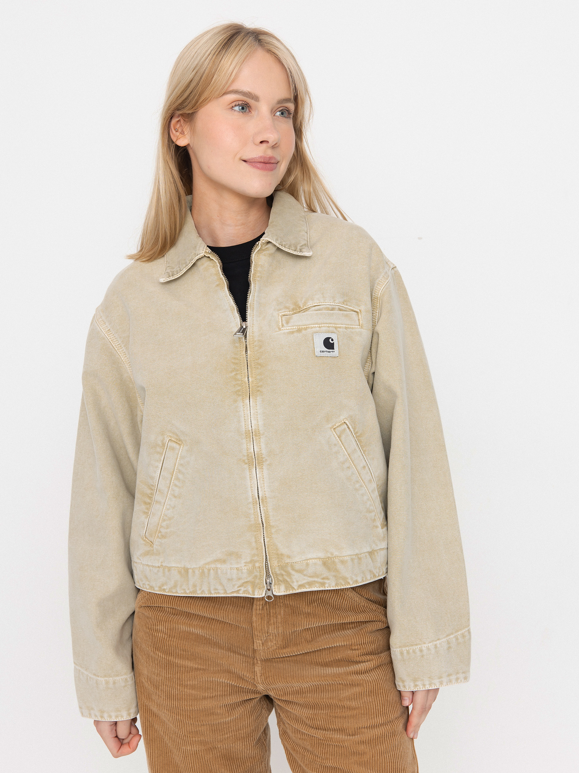 Куртка Carhartt WIP Emery Wmn (dusty h brown/dusty h brown/chalk wash)