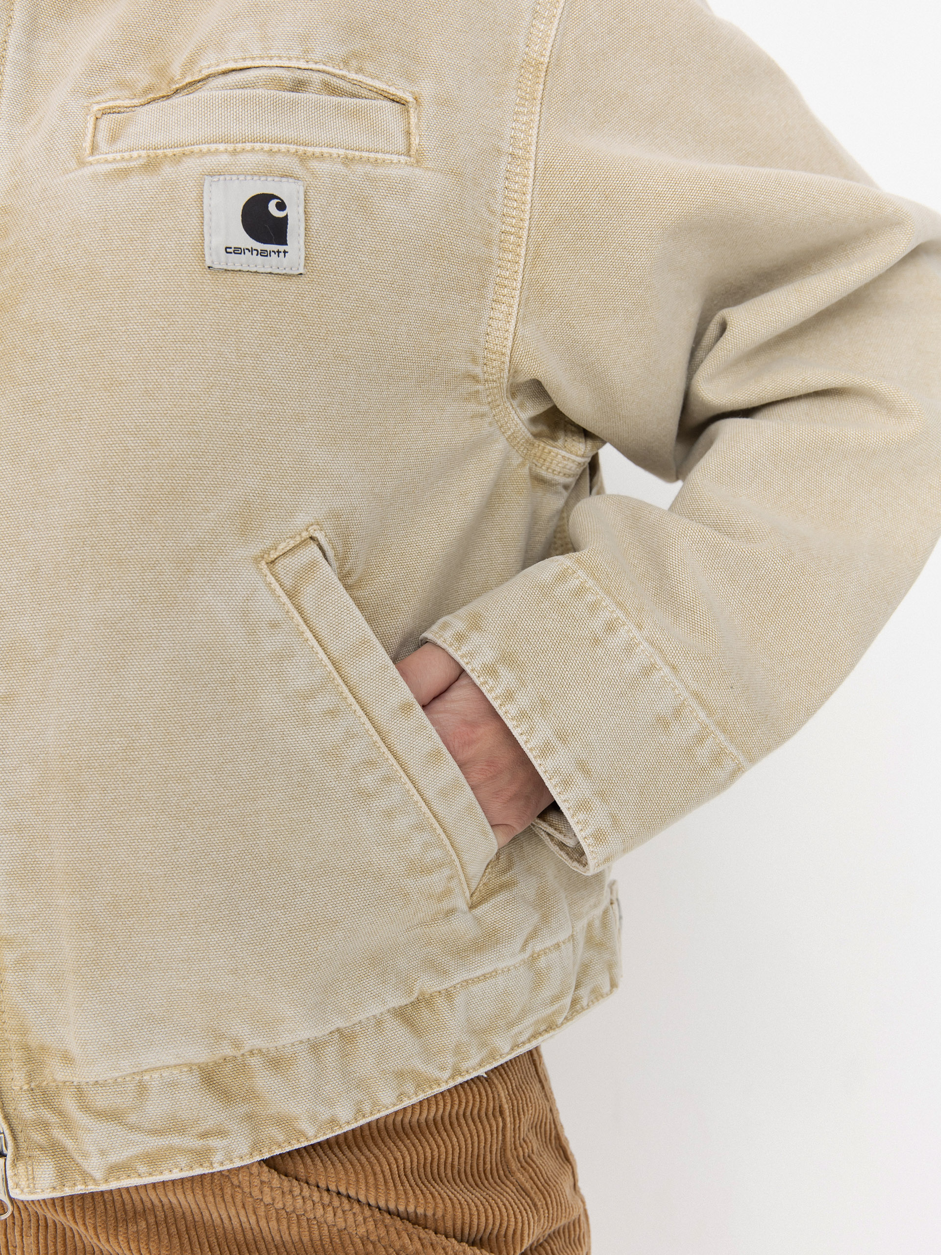 Куртка Carhartt WIP Emery Wmn (dusty h brown/dusty h brown/chalk wash)
