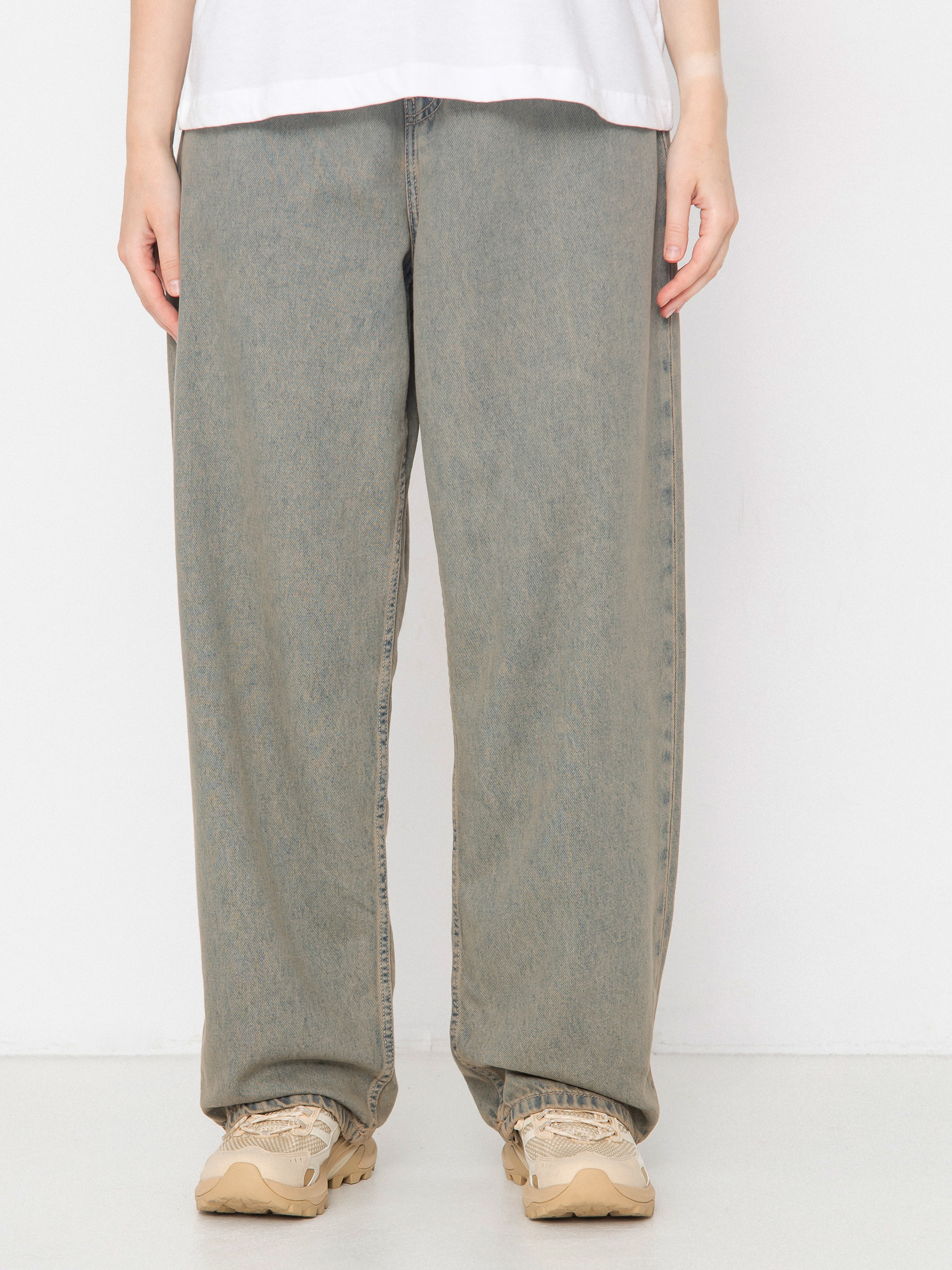 u0428u0442u0430u043du0438 Carhartt WIP Brandon Wmn (blue/leather/garment dyed)