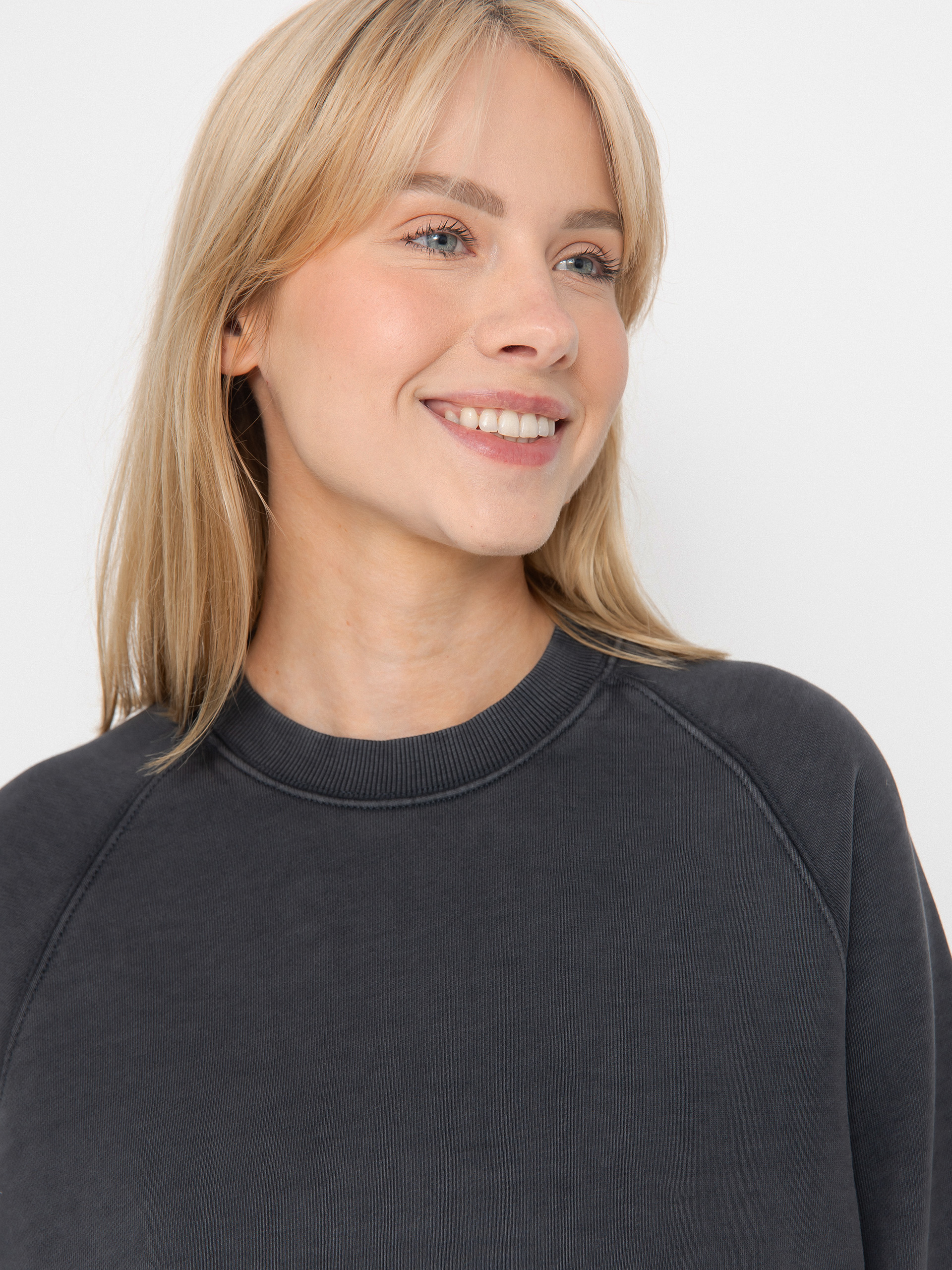 Світшот Carhartt WIP Hudson Wmn (black/chalk wash)