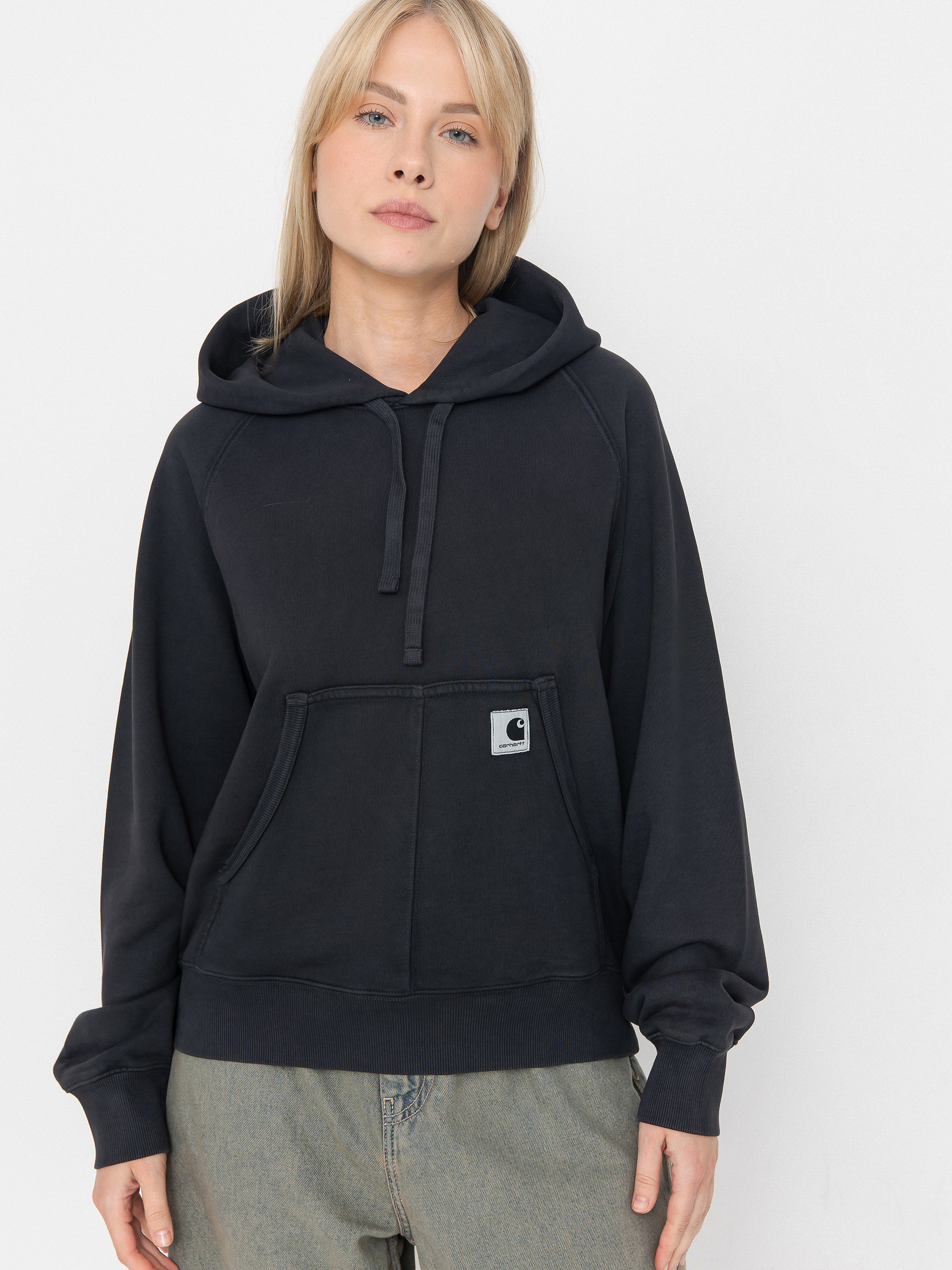 Худі Carhartt WIP Hudson HD Wmn (black/chalk wash)