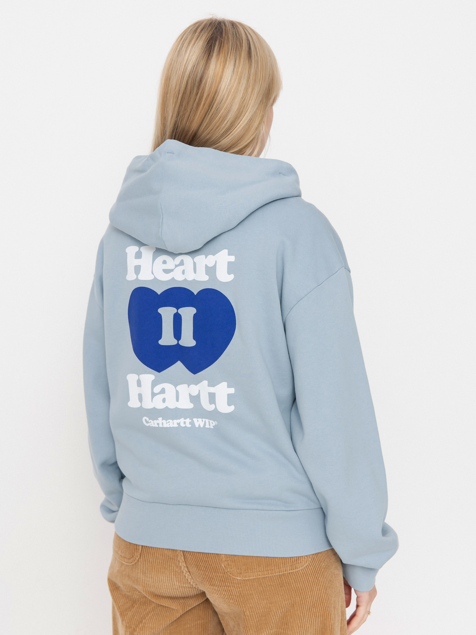 Худі Carhartt WIP Heart II Hartt ZHD Wmn (blue fog)