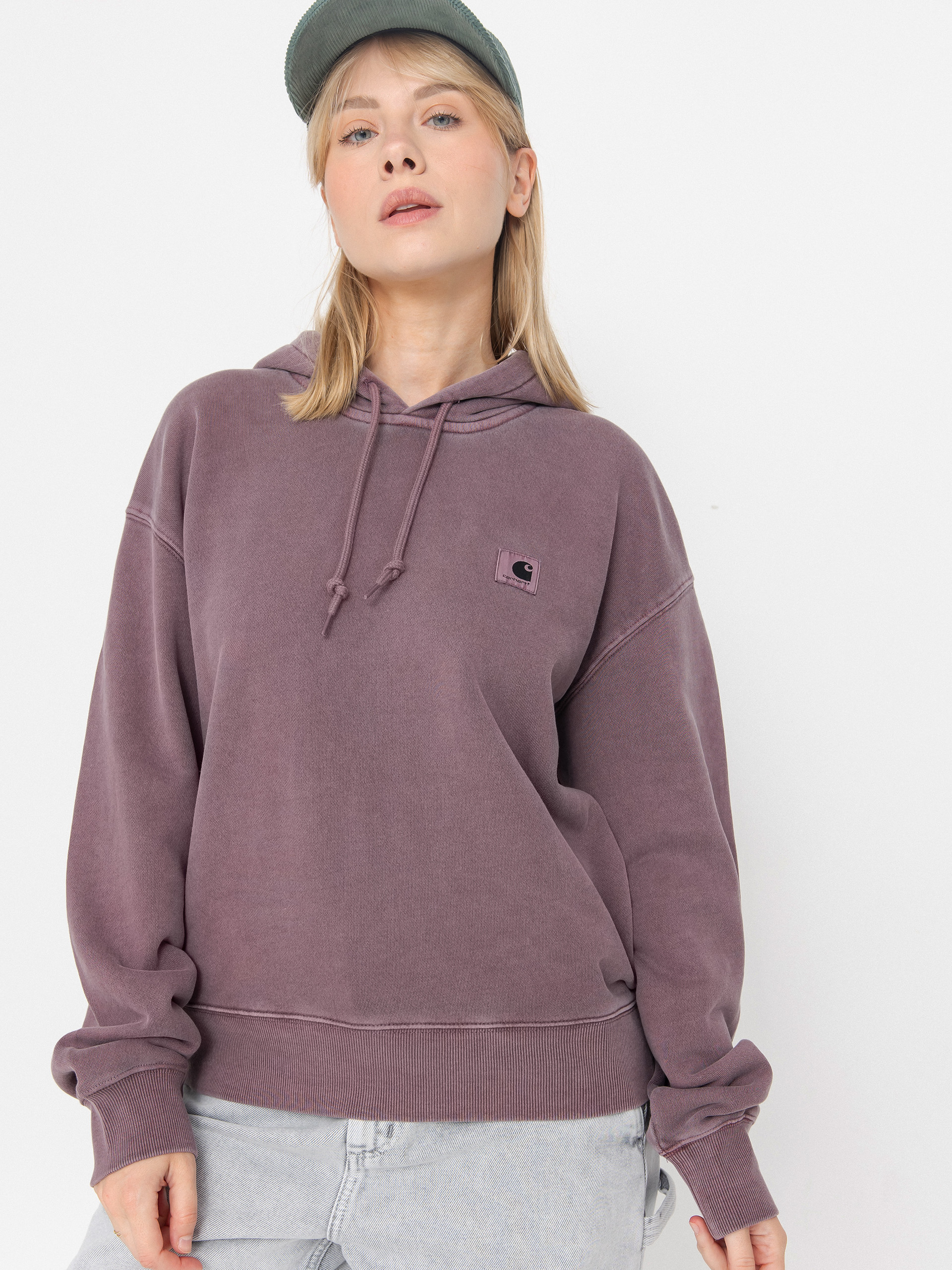 Худі Carhartt WIP Nelson HD Wmn (phlox/garment dyed)