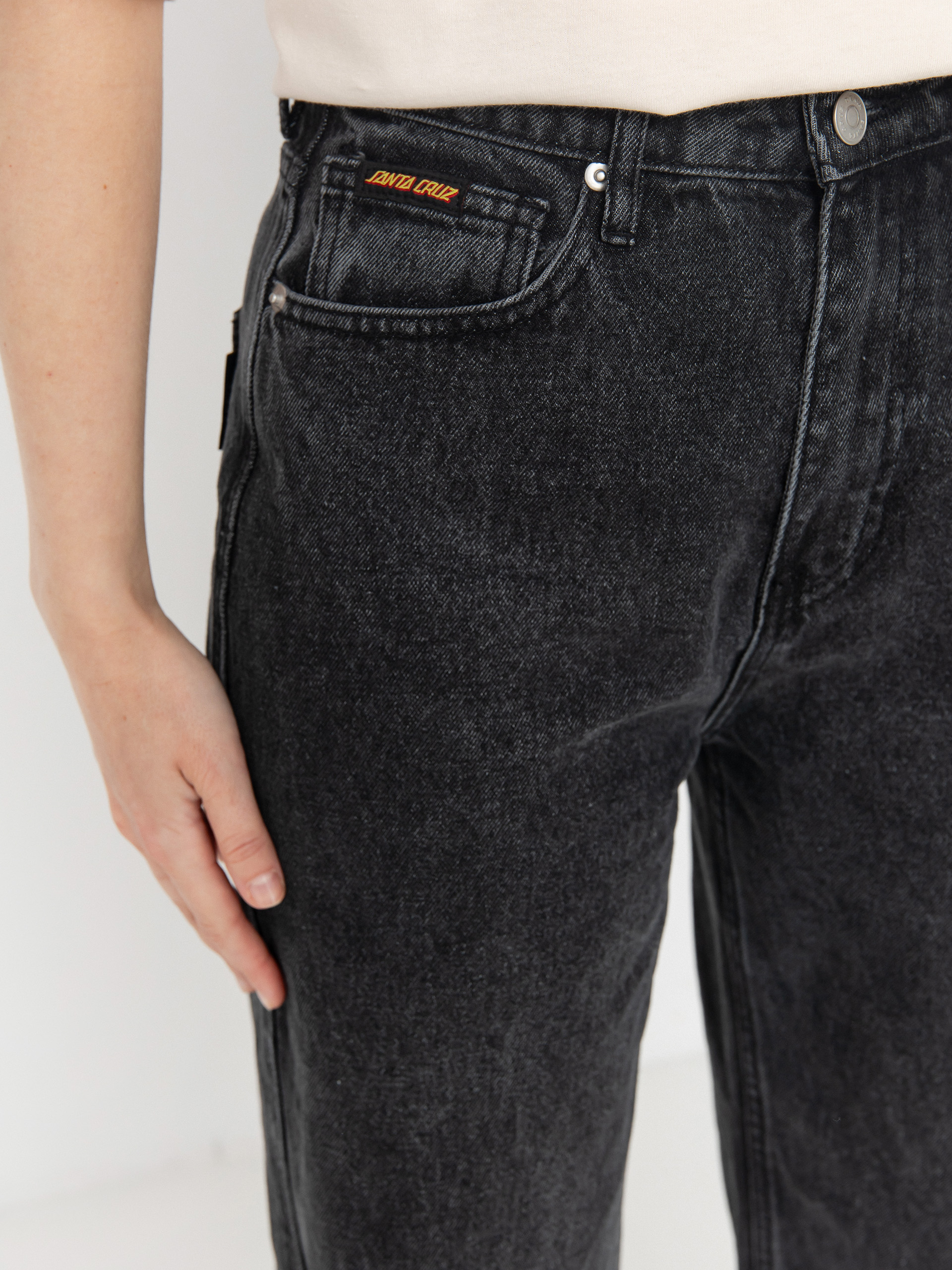 Штани Santa Cruz Classic Baggy Jeans Wmn (black wash)