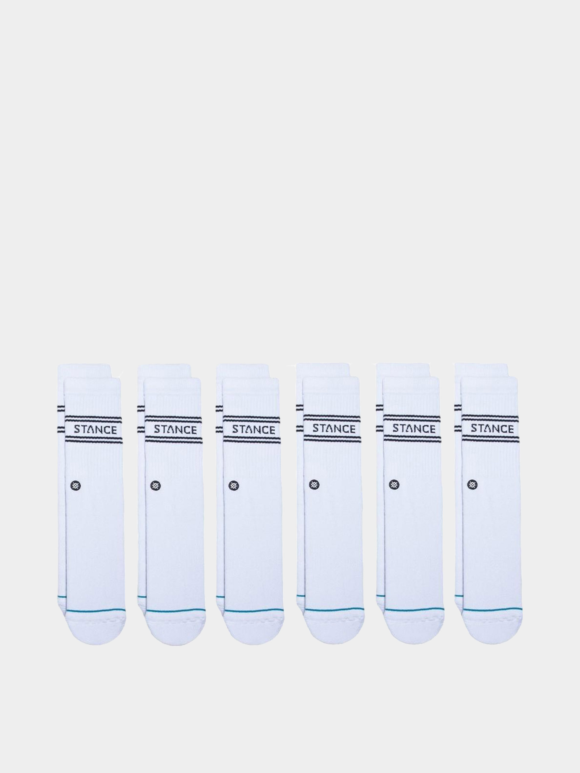  Шкарпетки Stance Basic Crew 6 Pk (white)