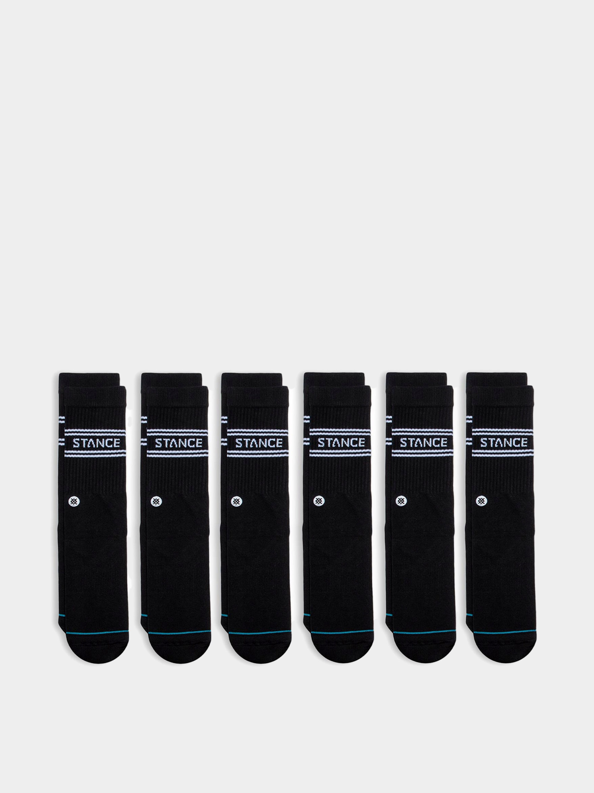  u0428u043au0430u0440u043fu0435u0442u043au0438 Stance Basic Crew 6 Pk (black)