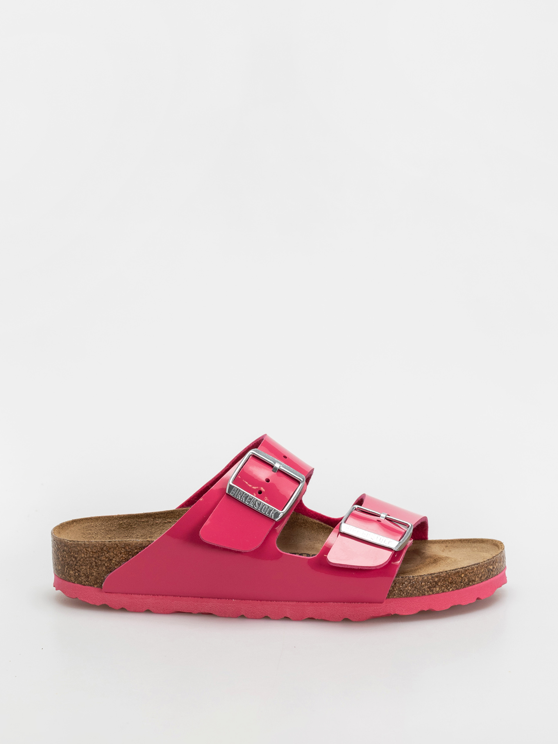 Шльопанці Birkenstock Arizona Briko Flor Narrow Wmn (patent fuchsia tulip)