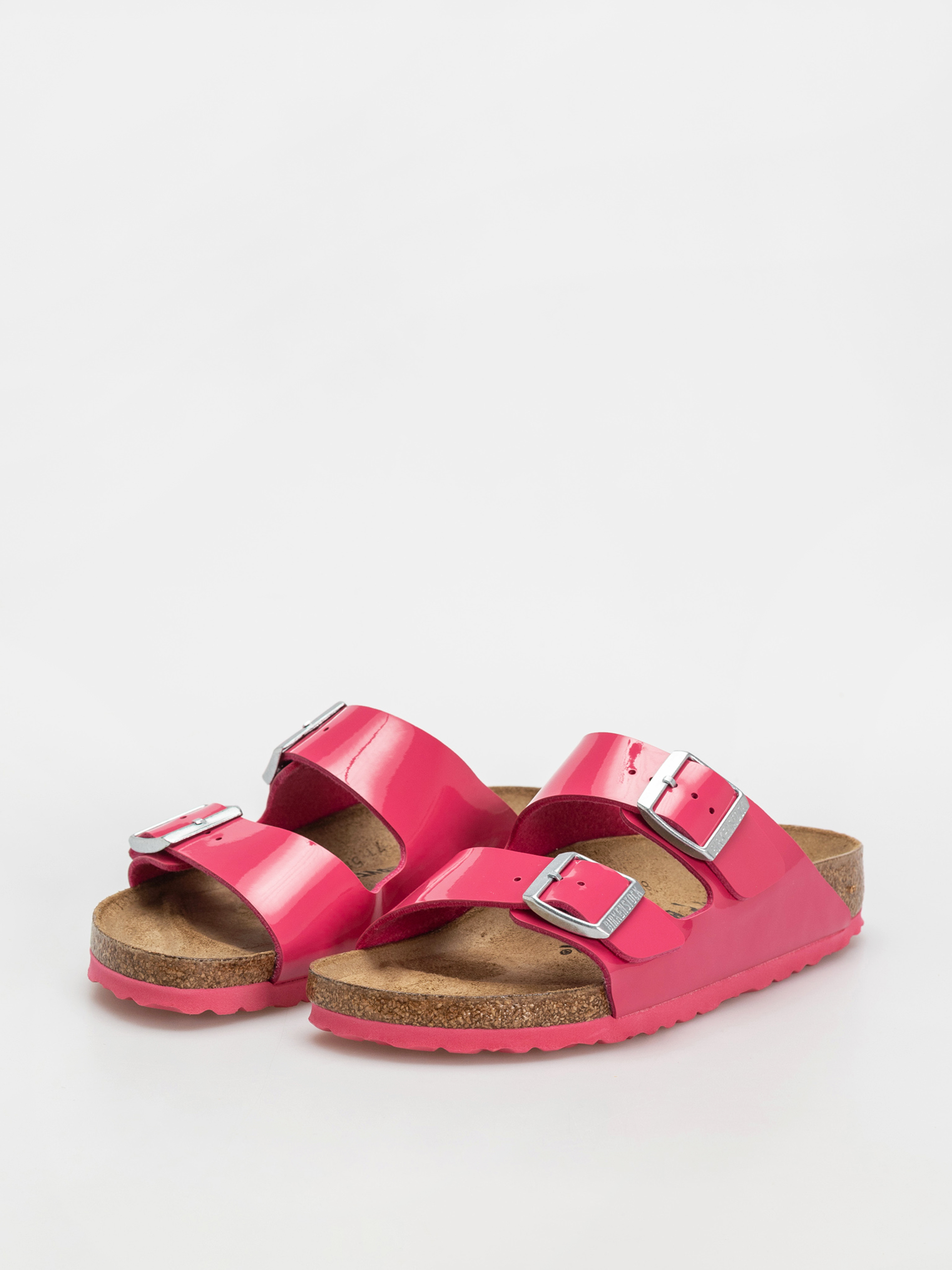 Шльопанці Birkenstock Arizona Briko Flor Narrow Wmn (patent fuchsia tulip)